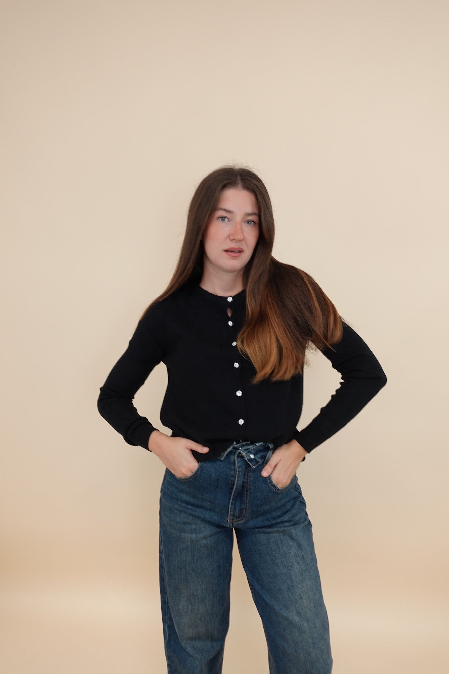 Cardigan Gioiello Nero