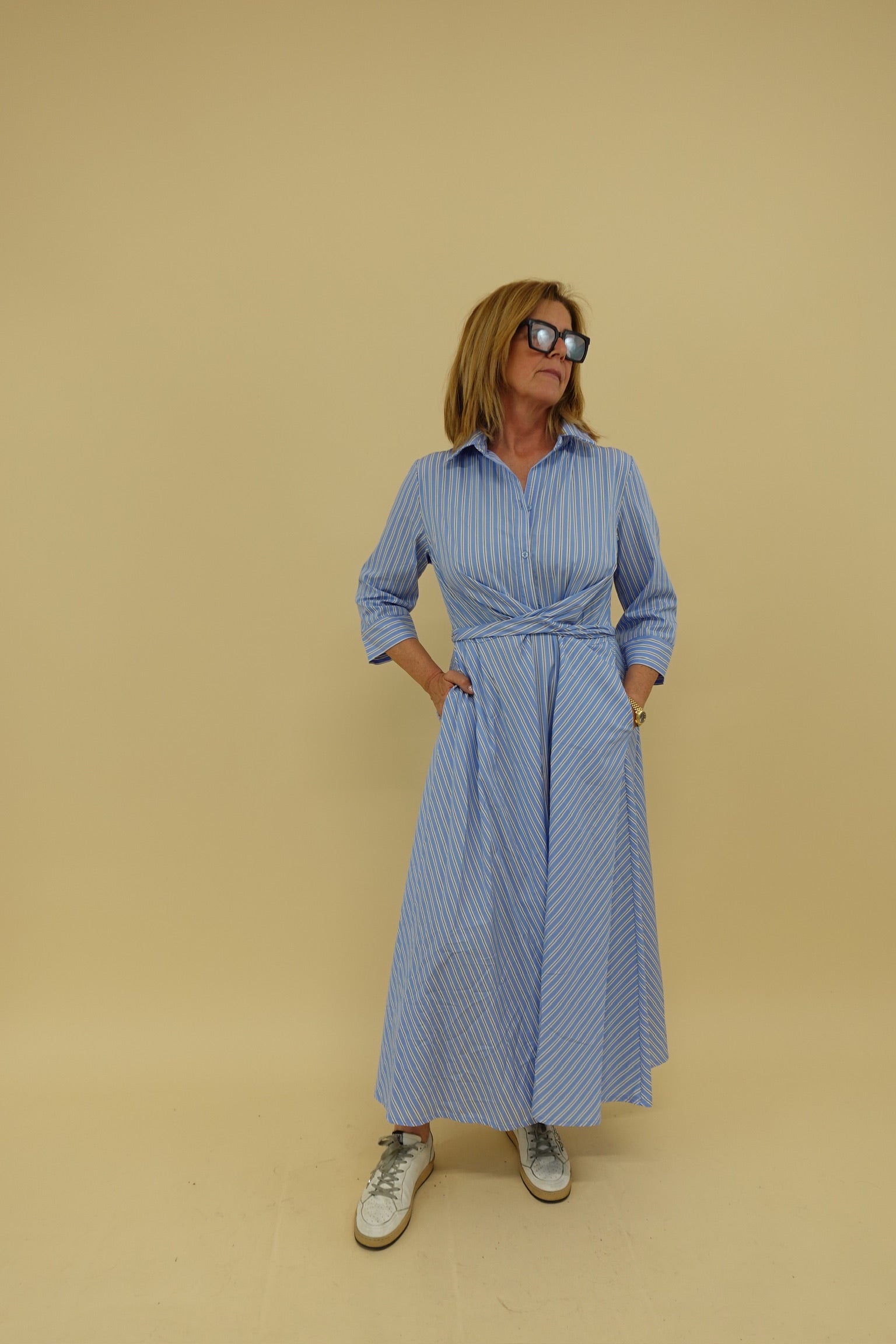 Abito Line Azzurro