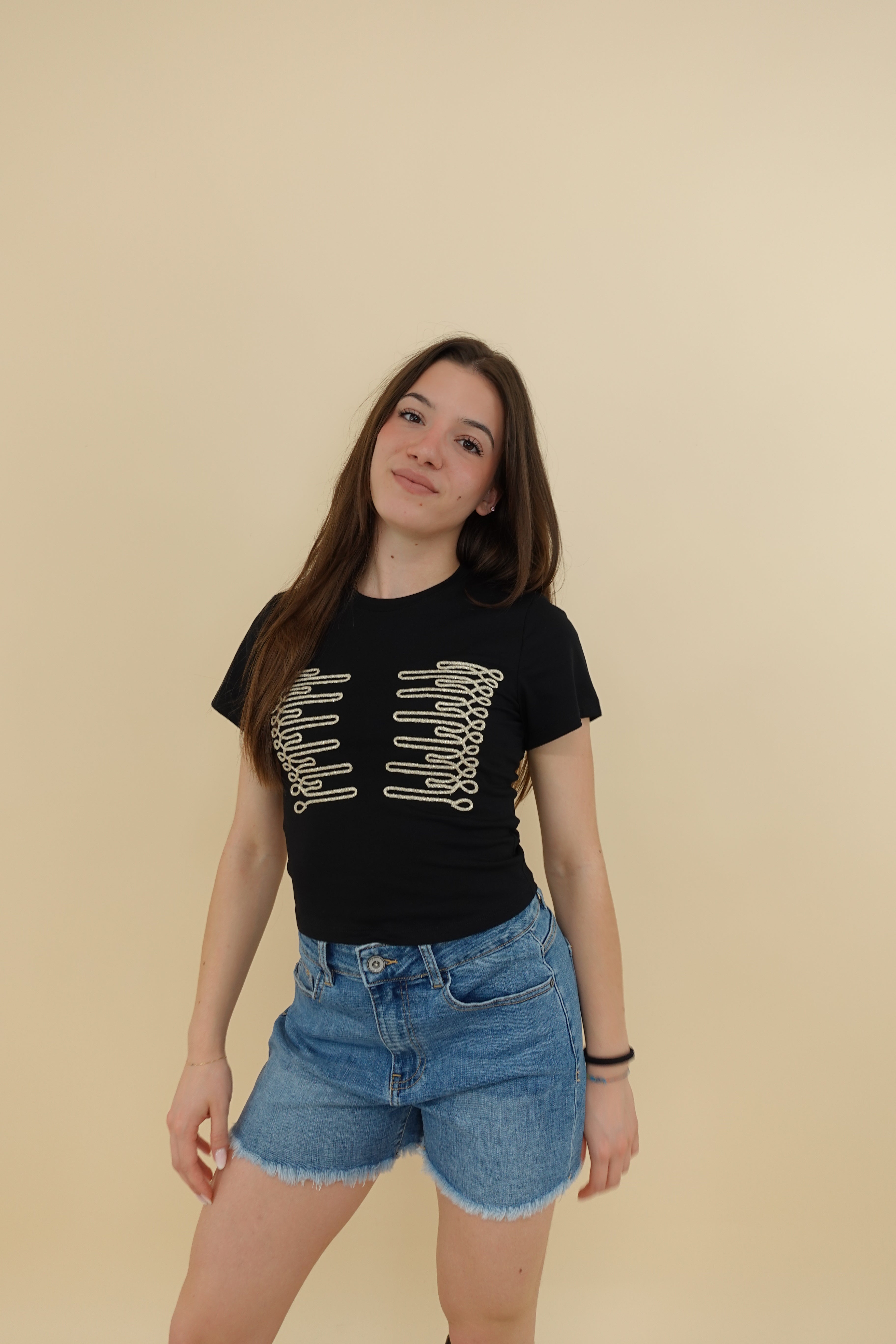 T-shirt Gold Nera