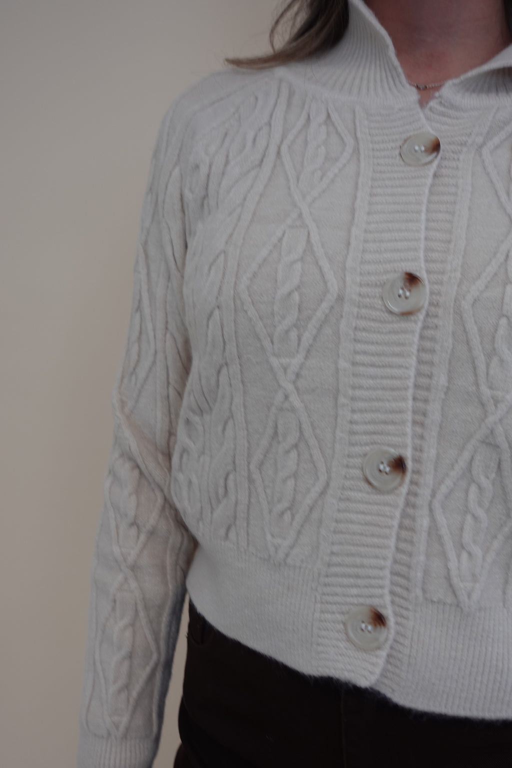 Cardigan Badia Beige