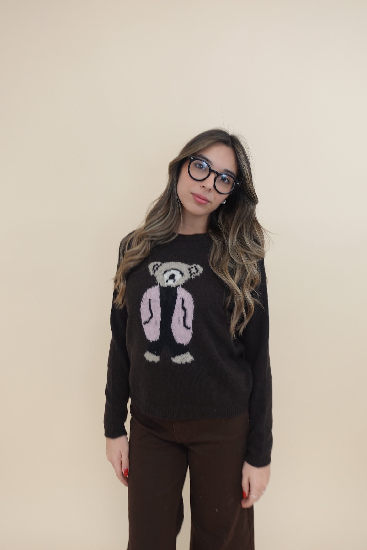 Maglione Blend Marrone