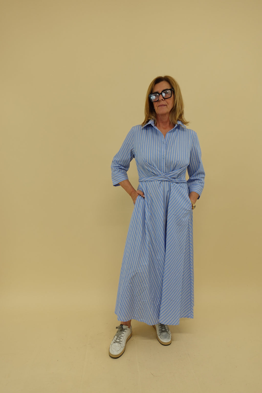 Abito Line Azzurro