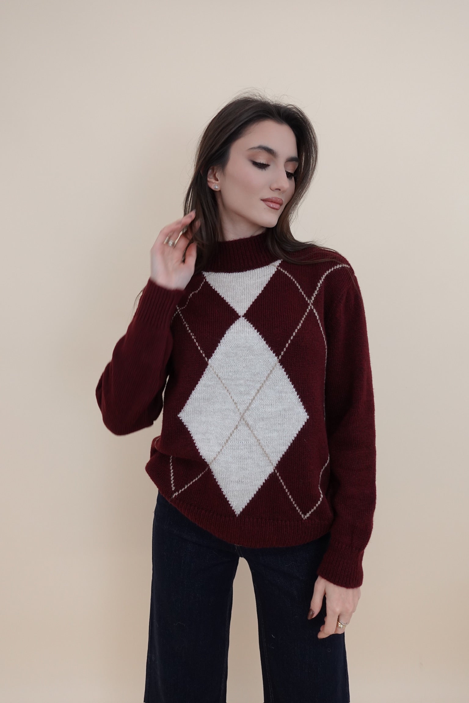 Maglione Lorena Bordeaux