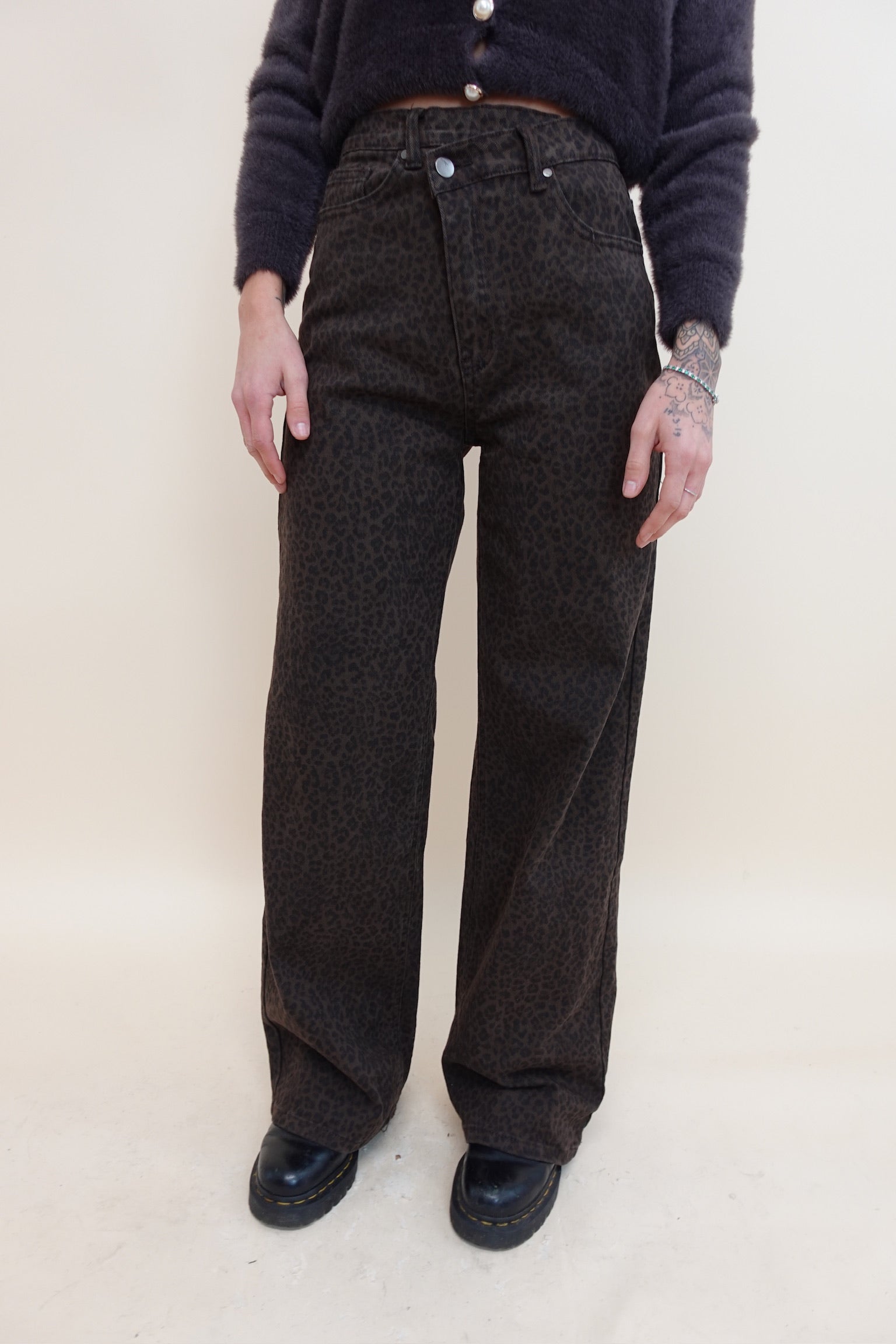 Jeans Barrel Maculato