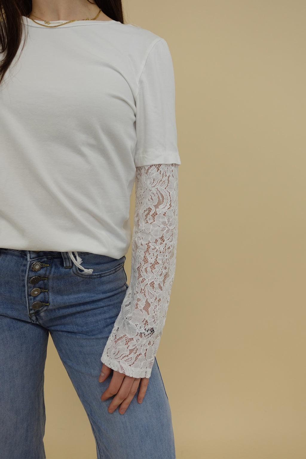 Maglia Pizzo New Bianco