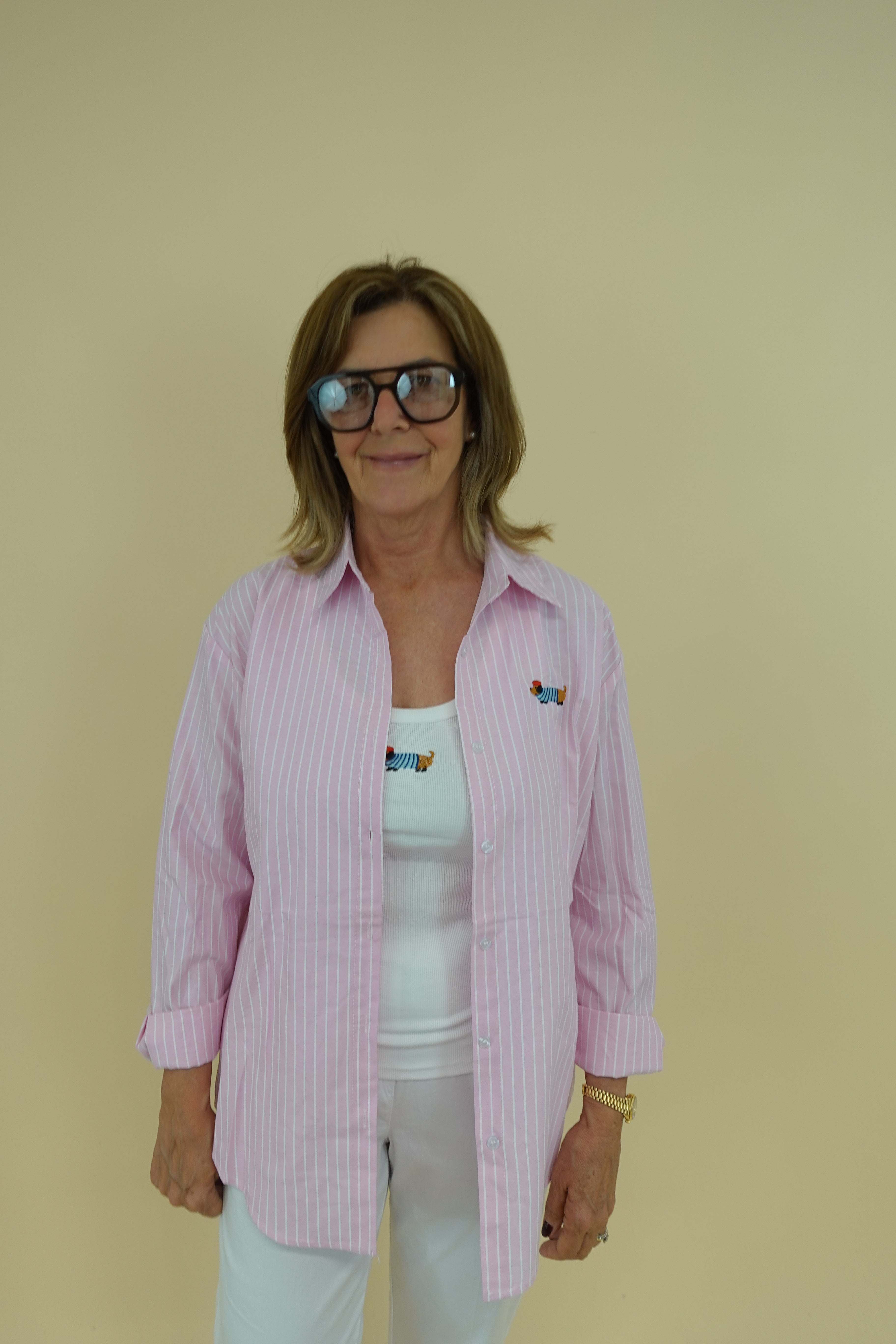 Camicia Bassotto Rosa