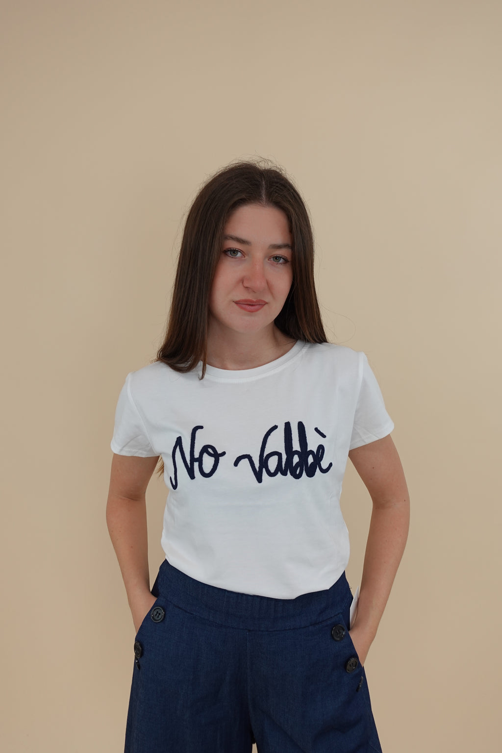 T-shirt No Vabbe Bianca