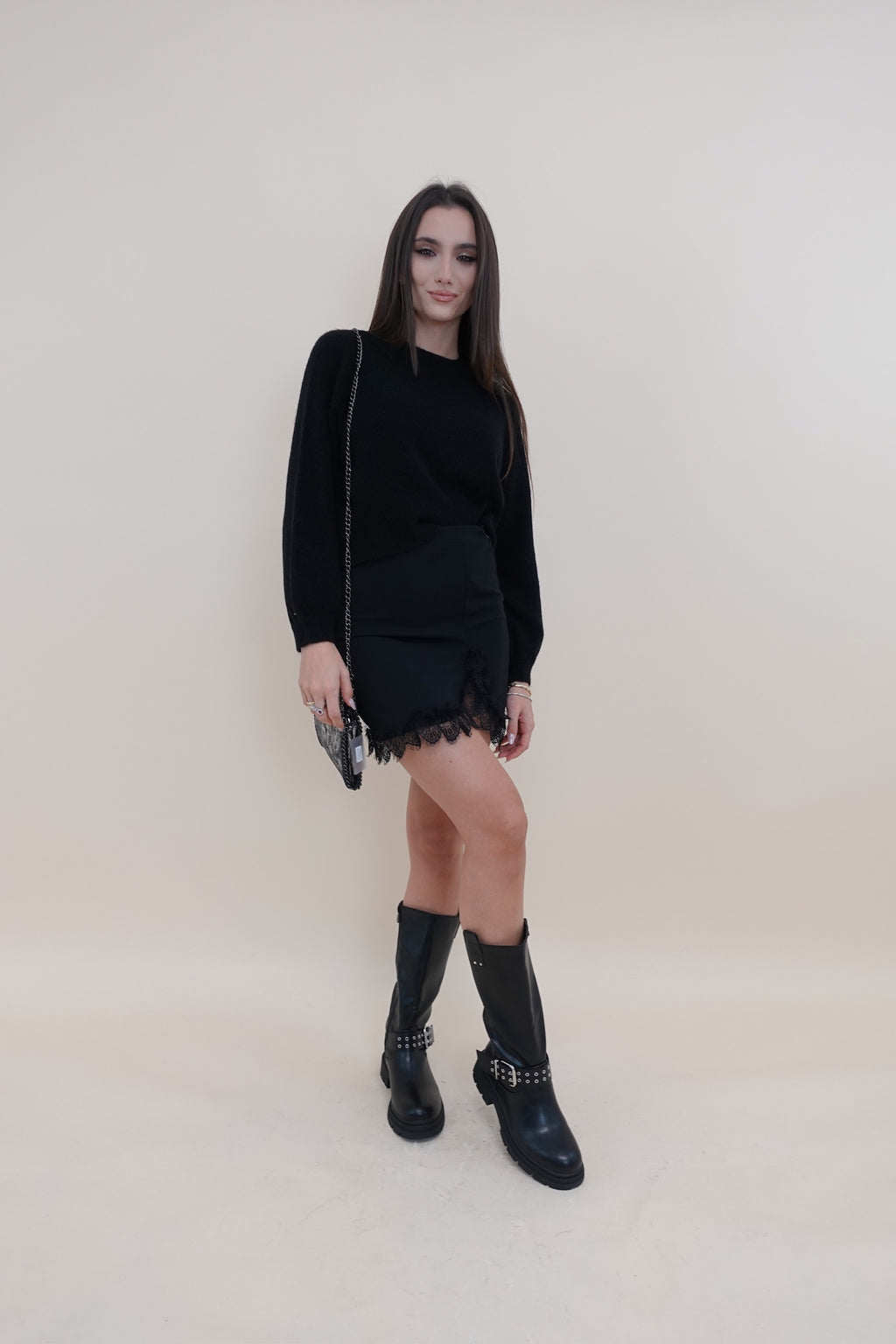 Gonna Pizzo Nero