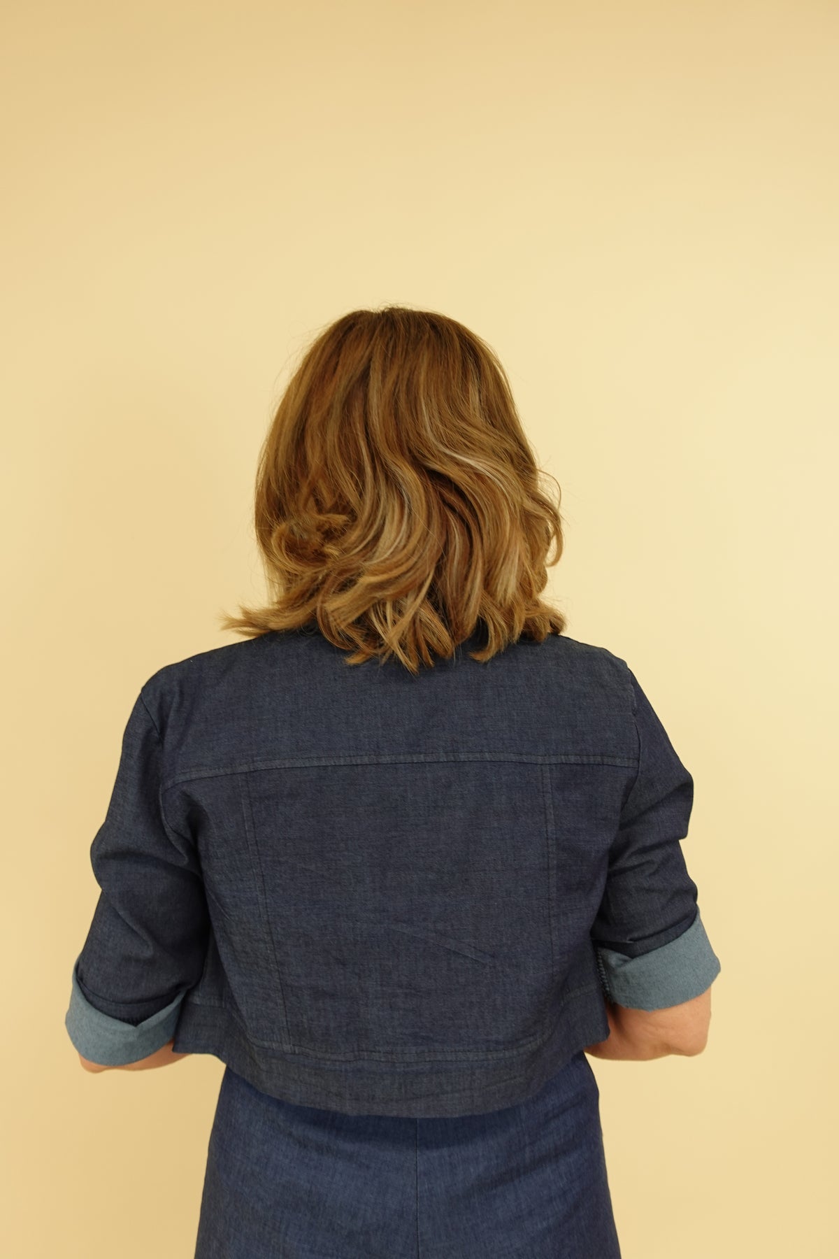 Giacca Crop Jeans