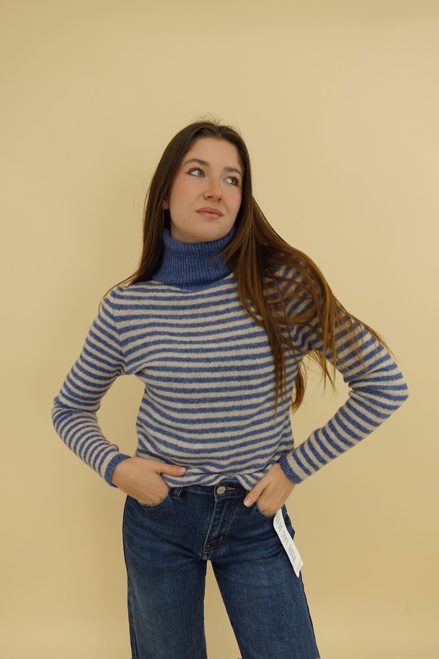 Dolcevita Emma Beige & Azzurro