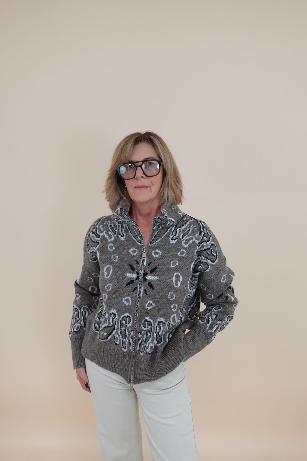 Cardigan Montagna Beige