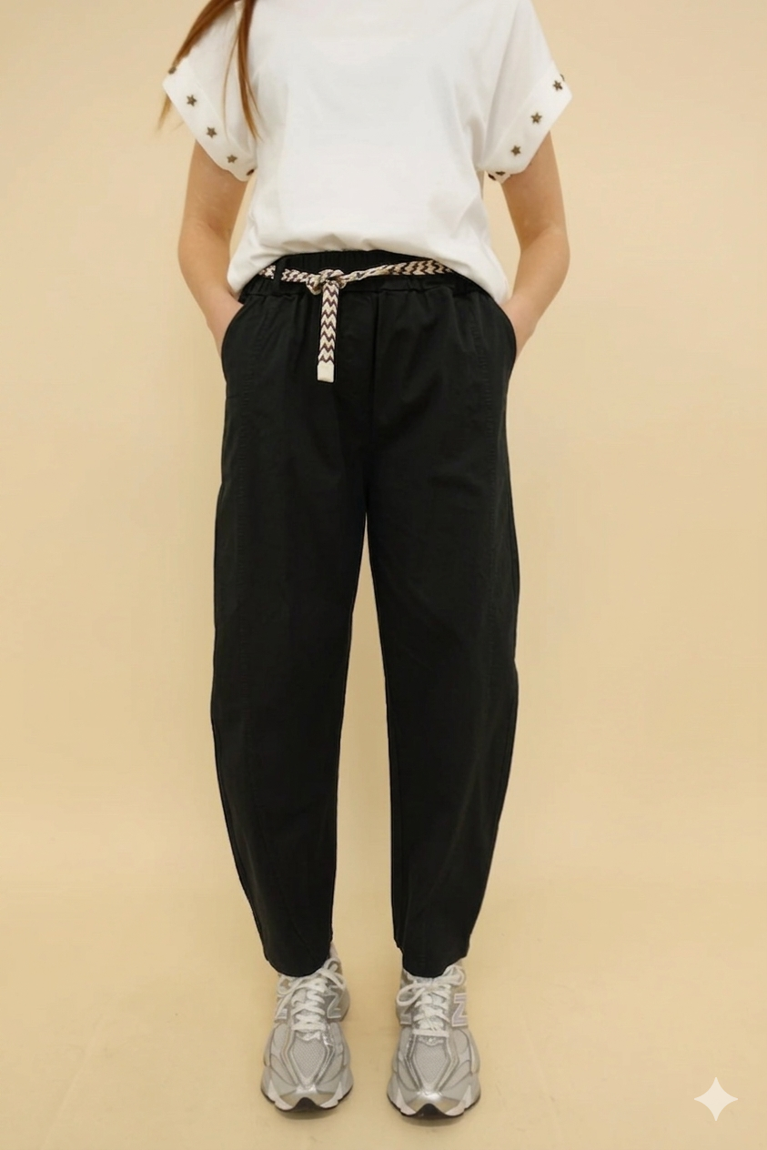 Pantalone Barcellona Nero