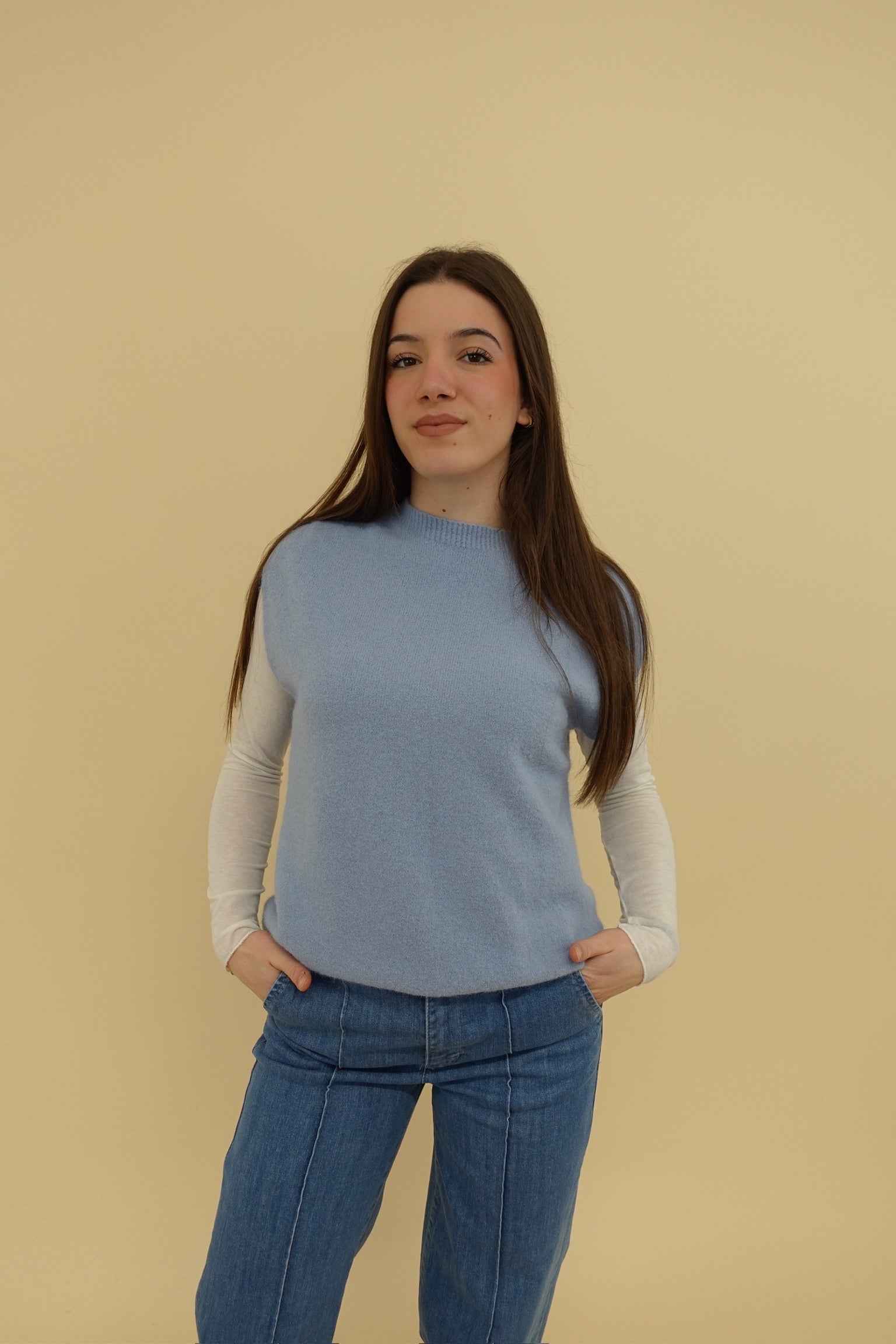 Gilet Cristina Azzurro
