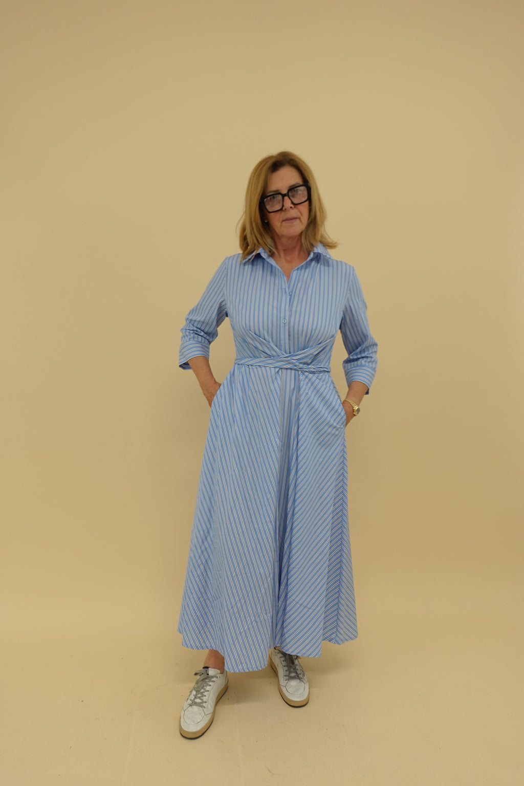 Abito Line Azzurro