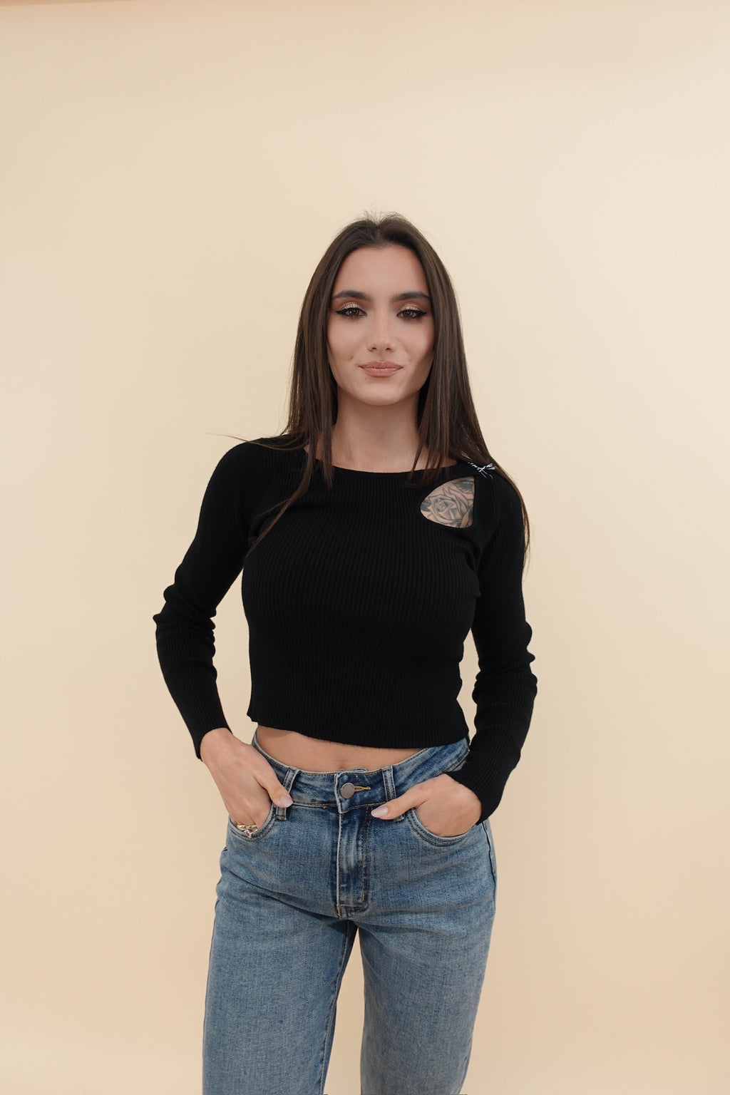 Maglioncino Elisa Nero