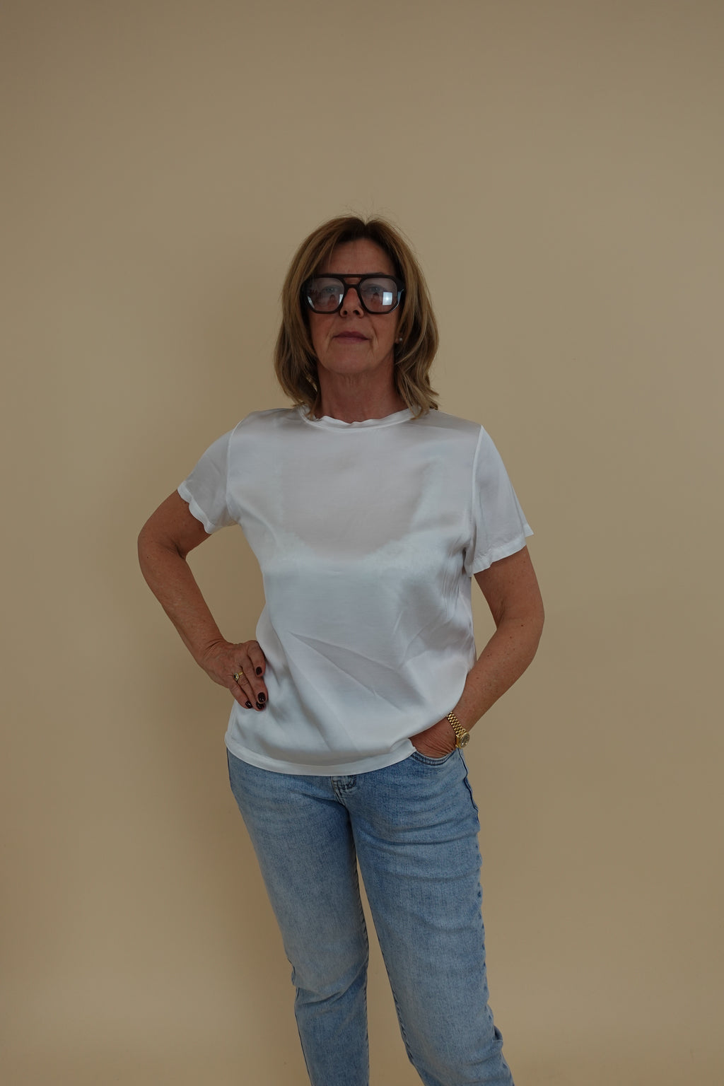 Maglia Satin Bianca