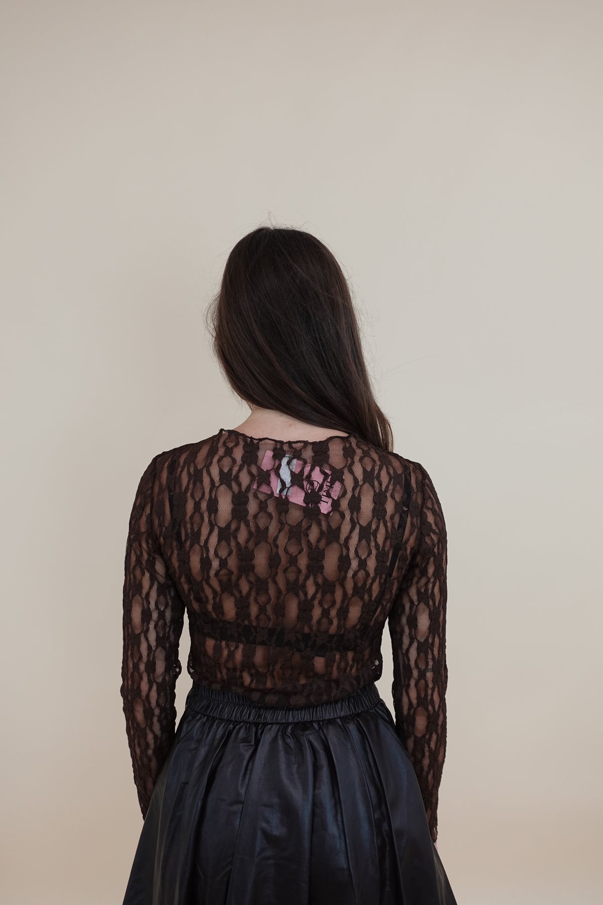 Maglia Pizzo Marrone