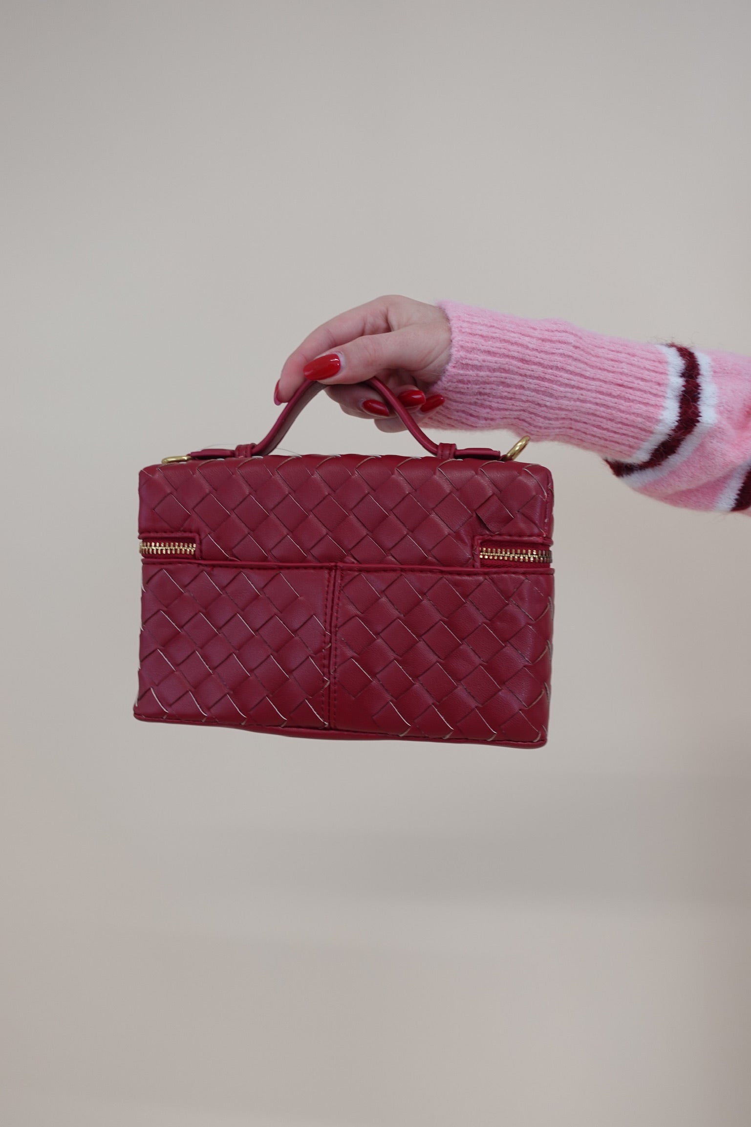 Borsa Bauletto Bordeaux