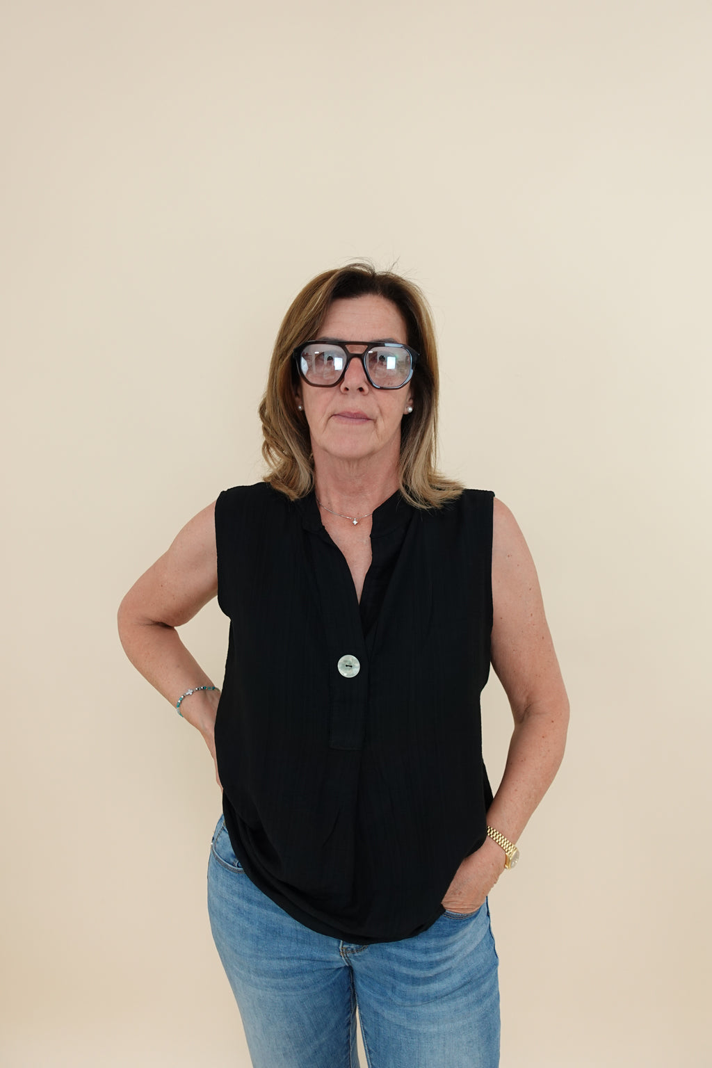 Camicia Federica Nera