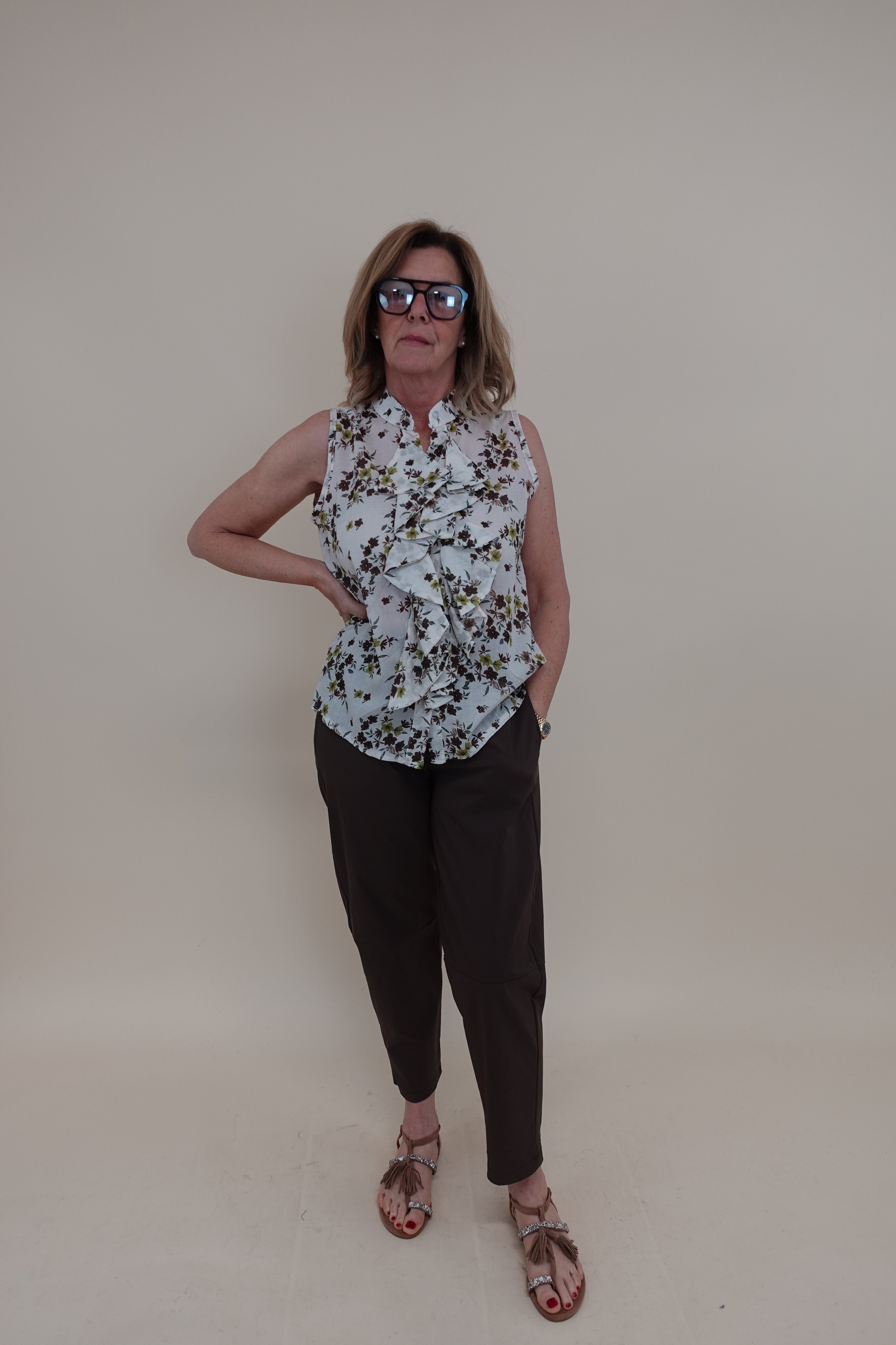 Camicia Luciana Marrone
