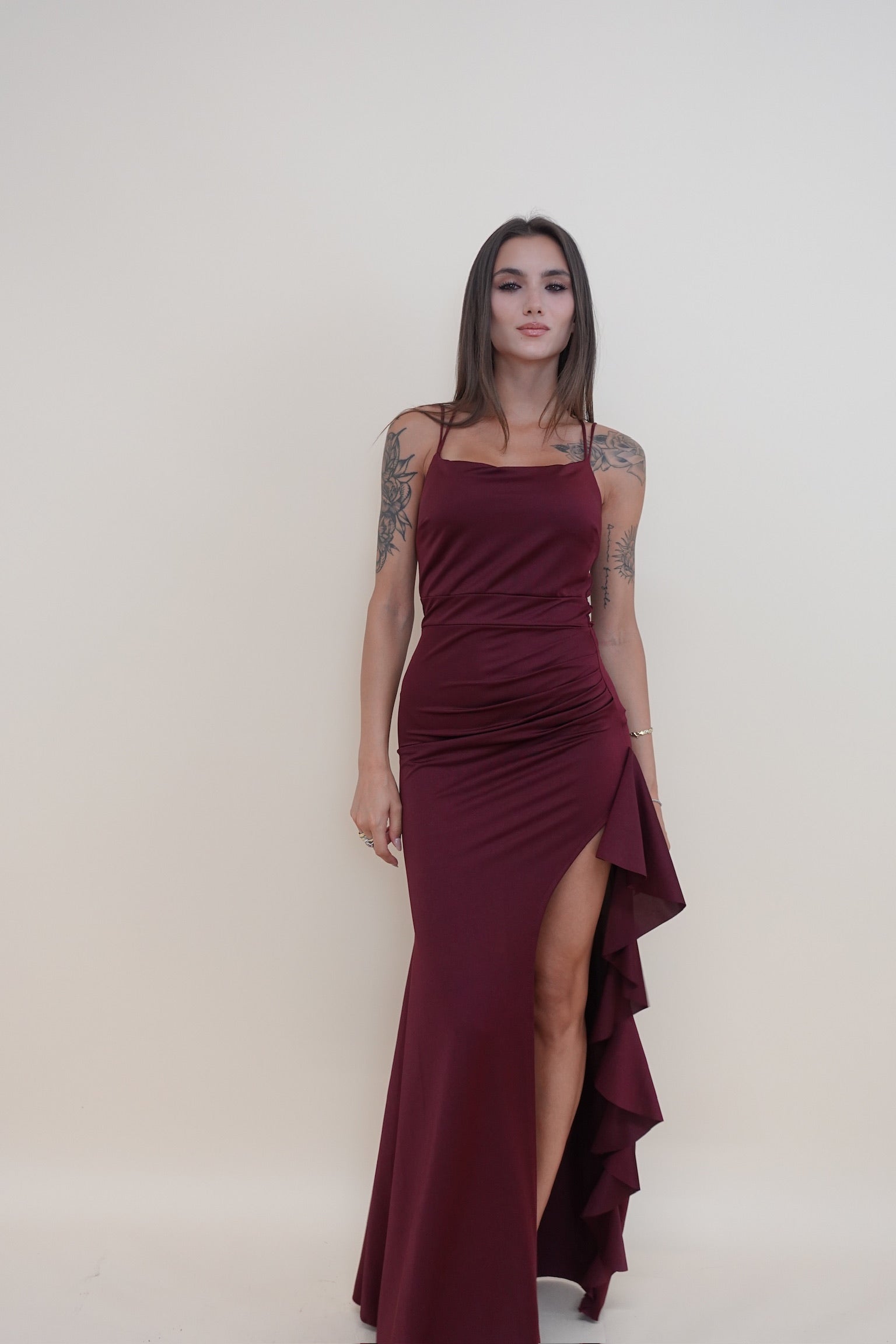 Abito Martina Bordeaux