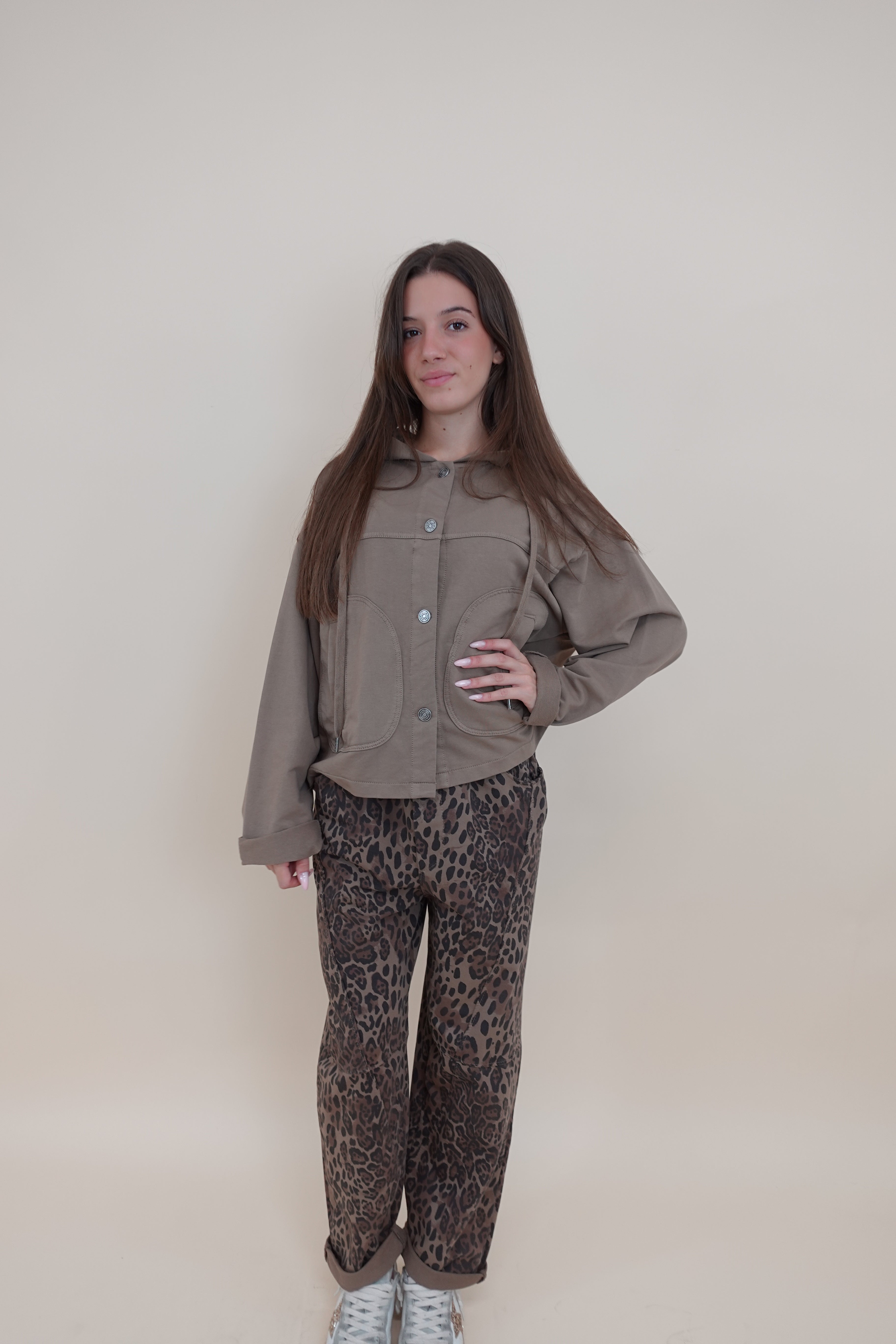 Pantalone comfy Leopard