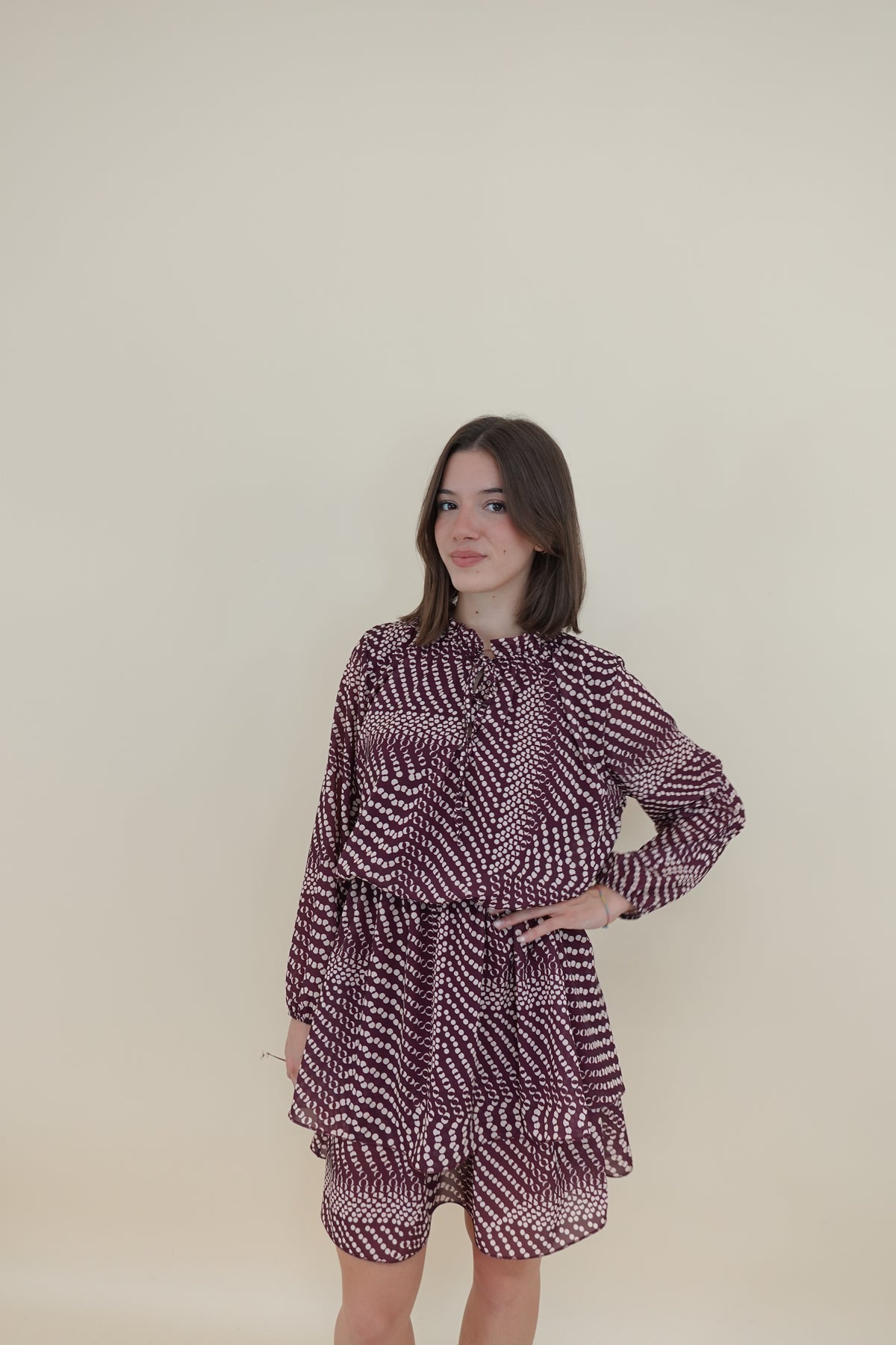 Abito Sonia Bordeaux