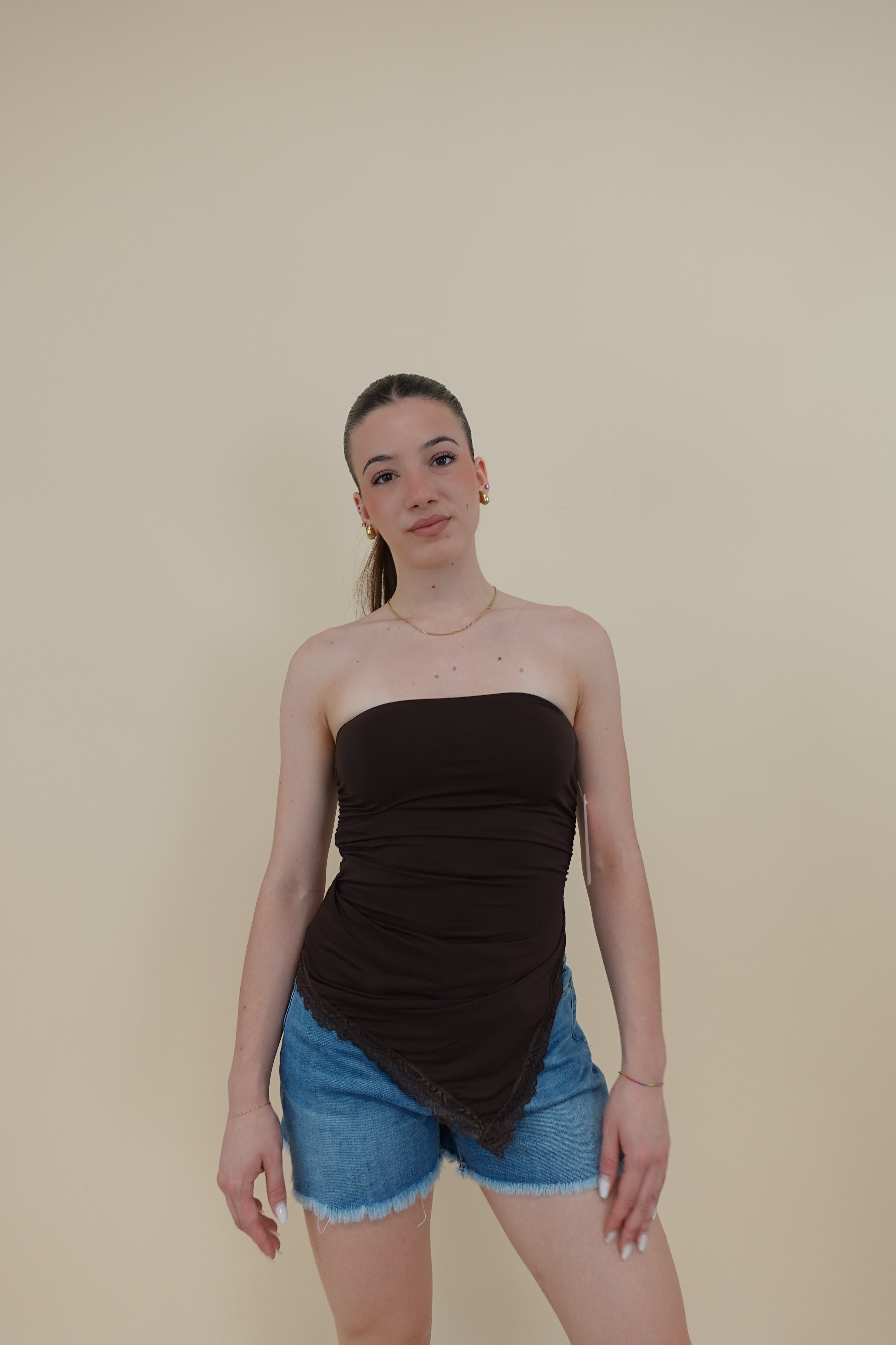 Top Fascia Marrone