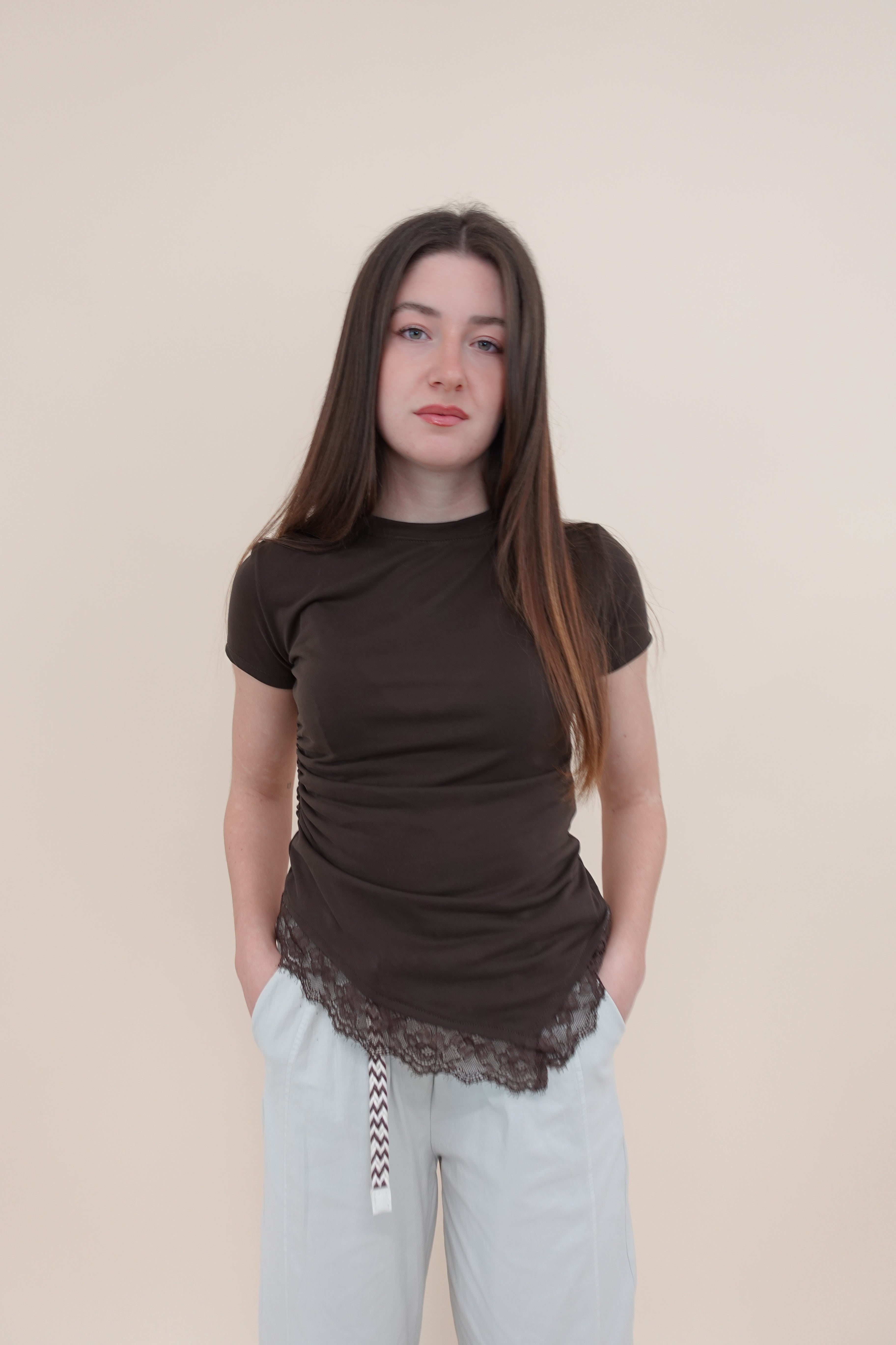 Maglia Beatrice Marrone