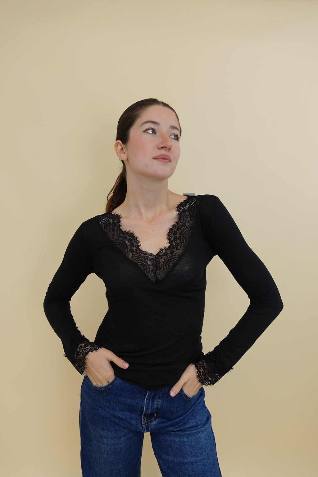 Maglia Everyday Pizzo Nero