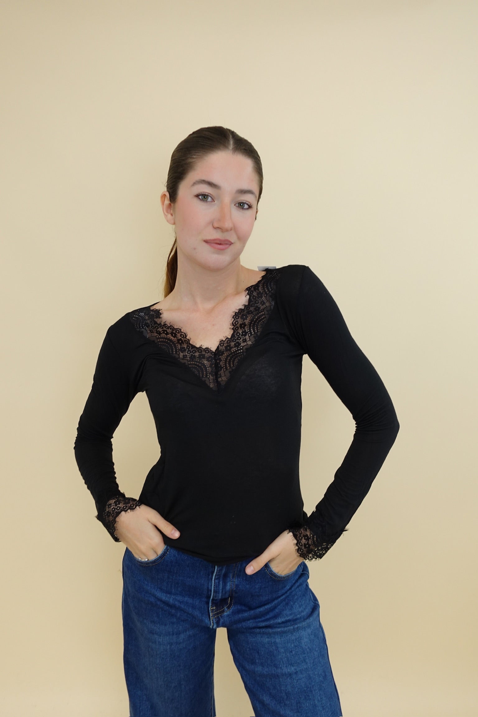 Maglia Everyday Pizzo Nero