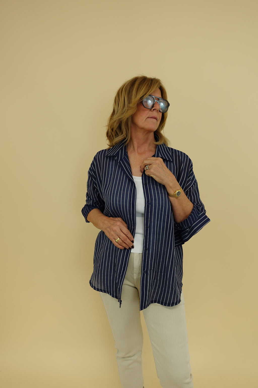 Camicia Summer Line Blu