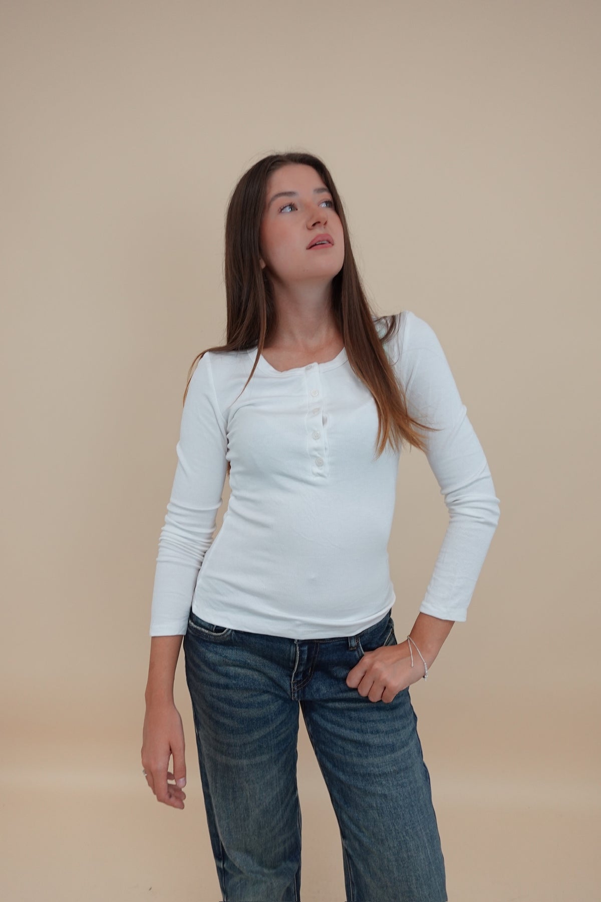 Maglia Serafino Bianca