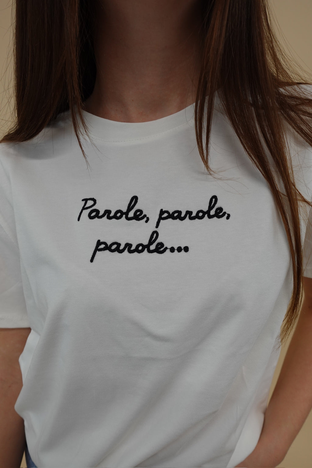 T-shirt Parole Nera