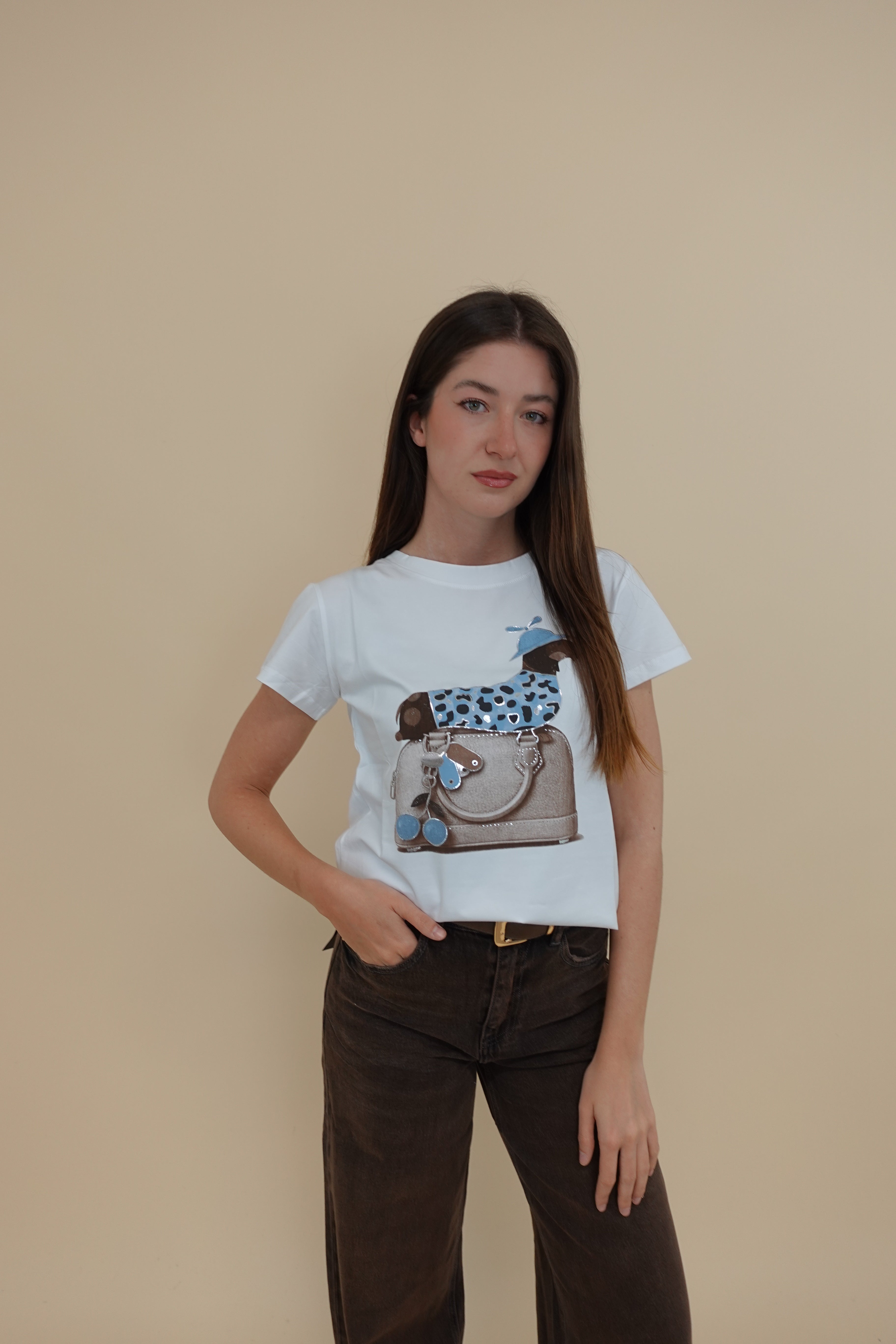 T-shirt Cappello Azzurra