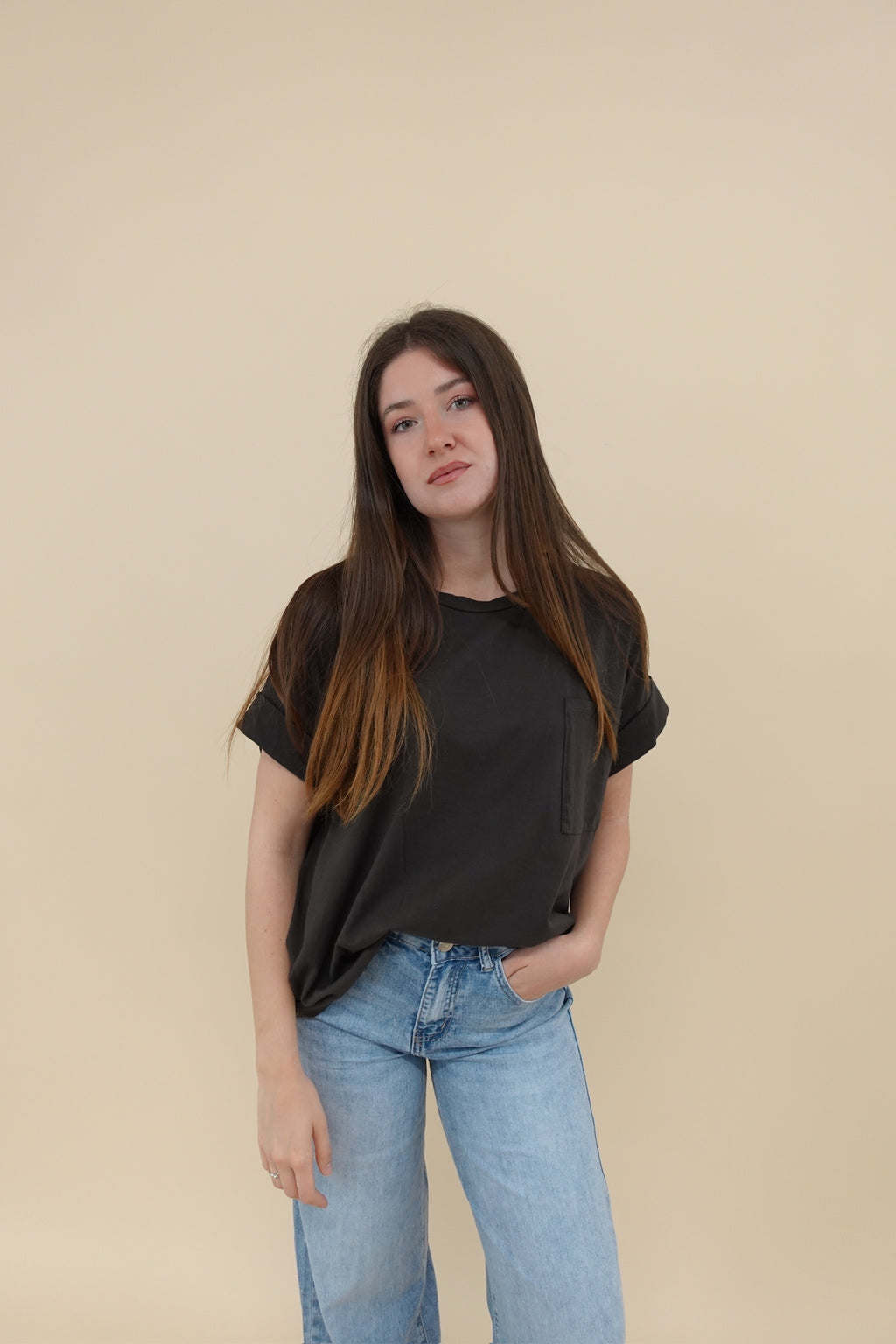 T-shirt Taschino Marrone