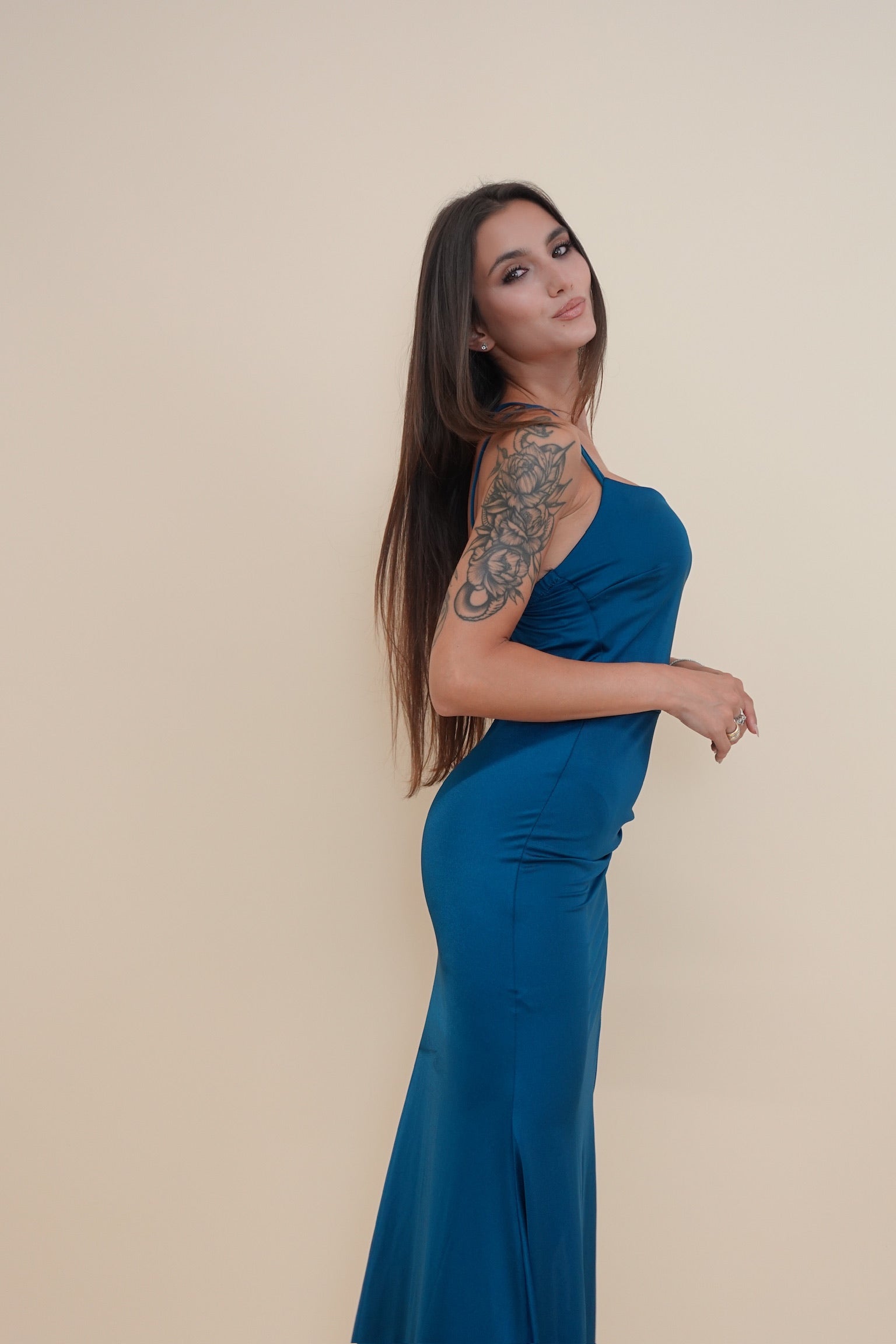 Abito Martina Petrolio