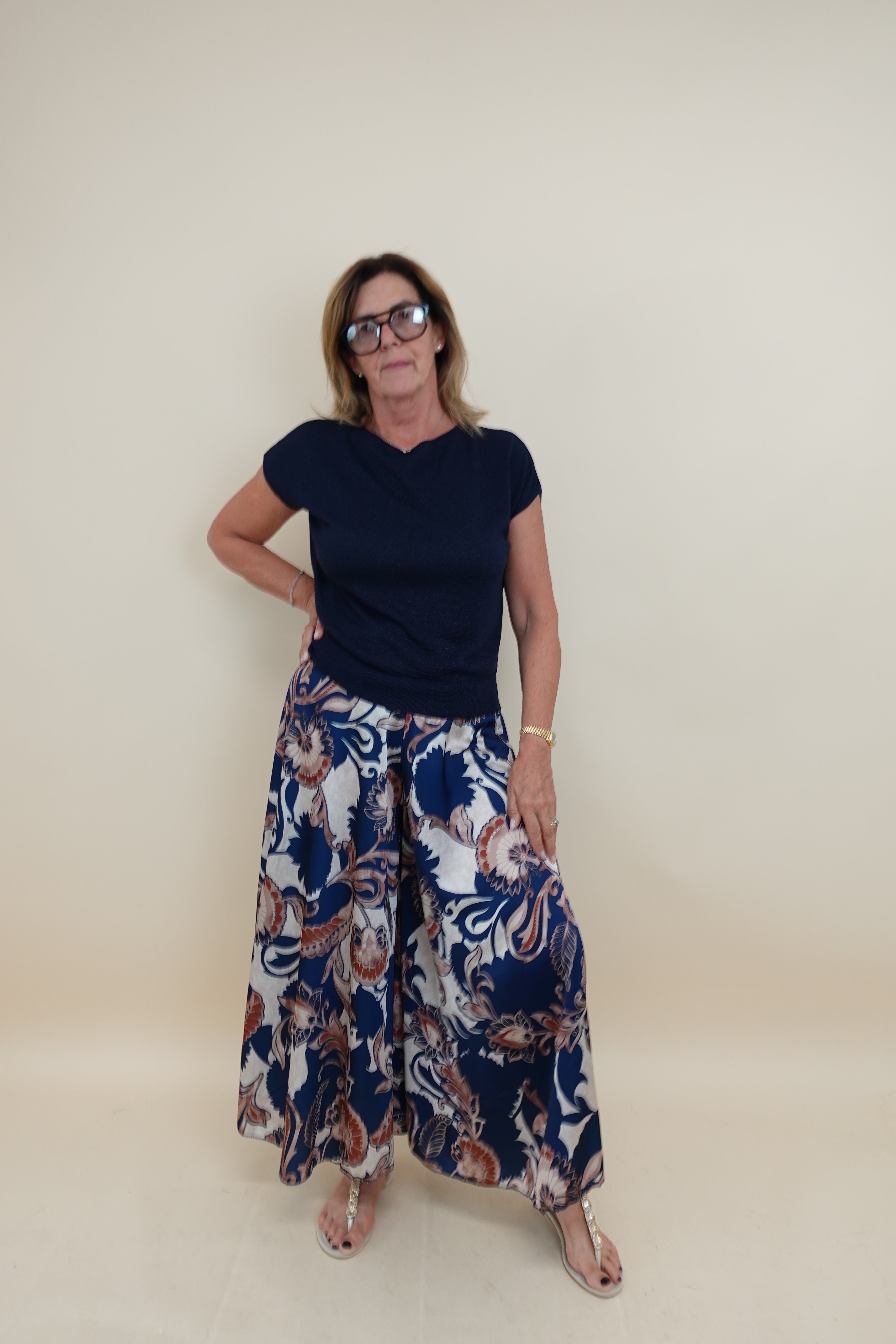Maglia Lurex Blu