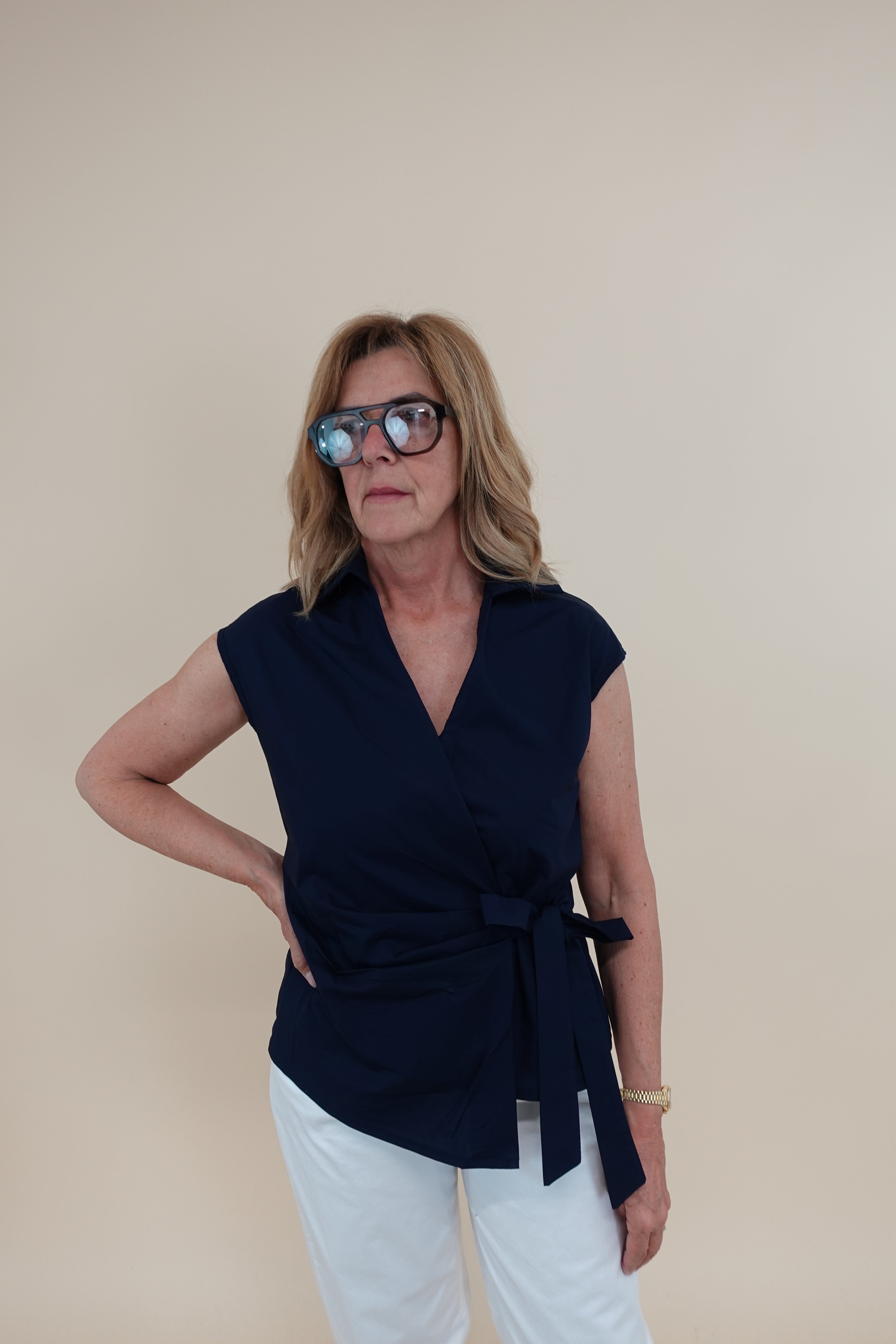 Camicia Nicole Blu