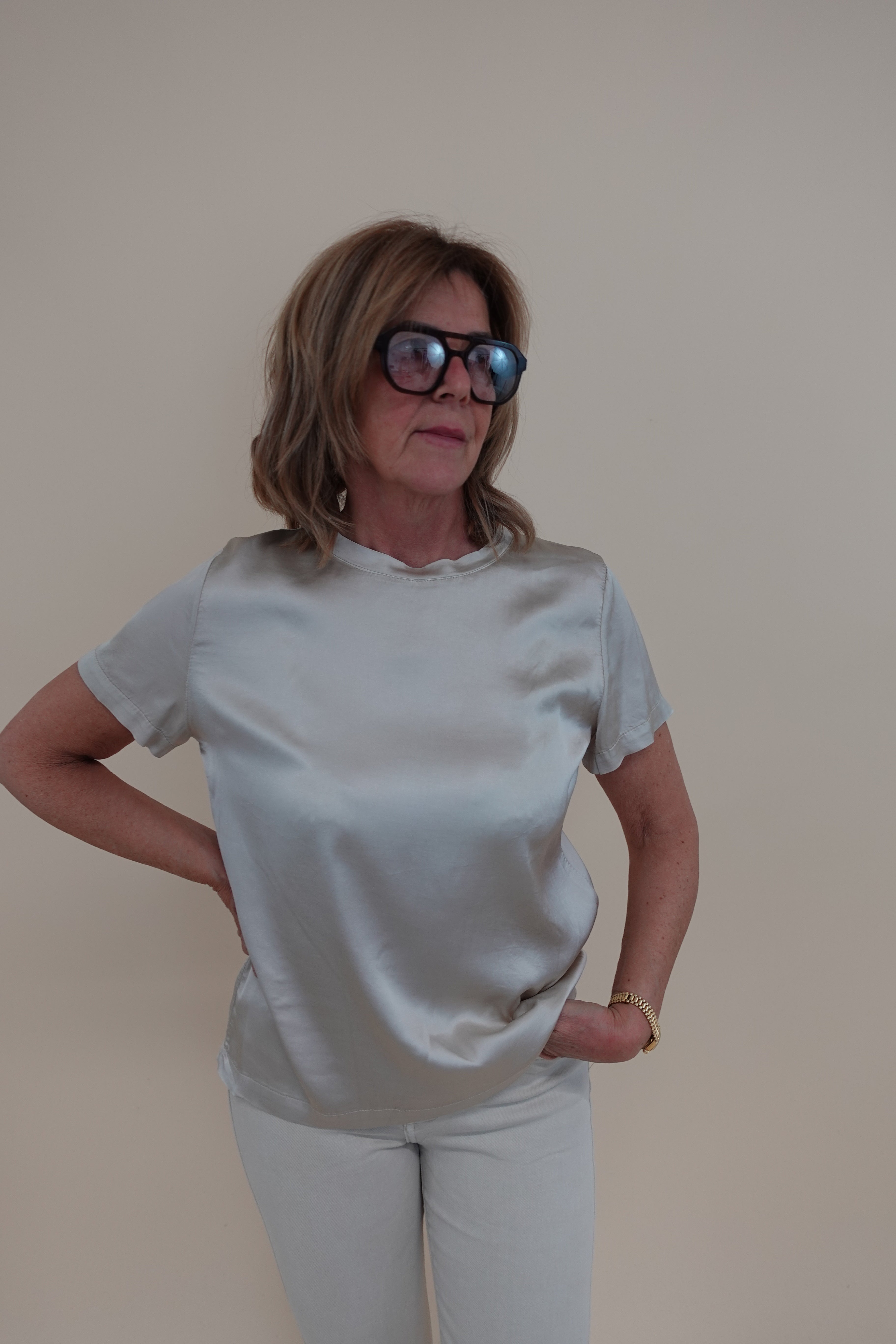 Maglia Satin Beige