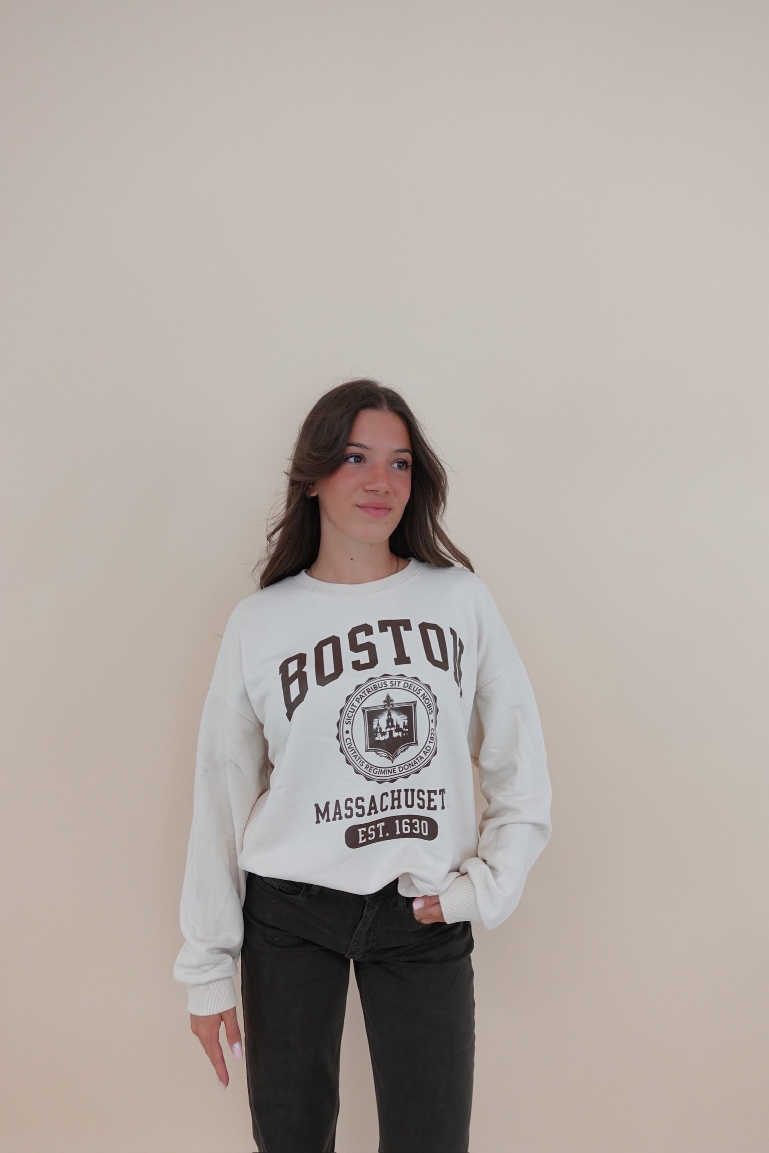 Felpa Boston Beige