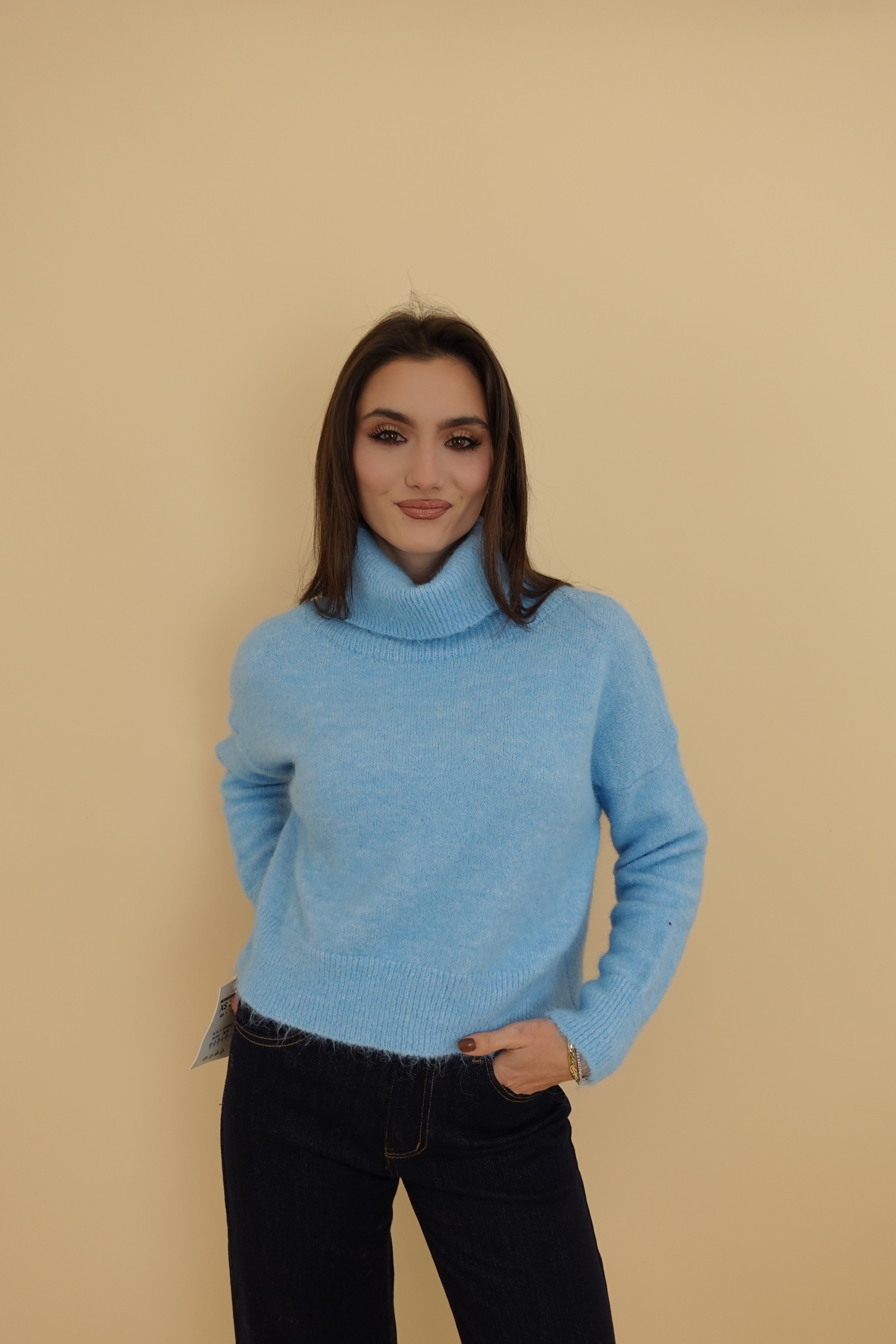 Maglione Total Azzurro