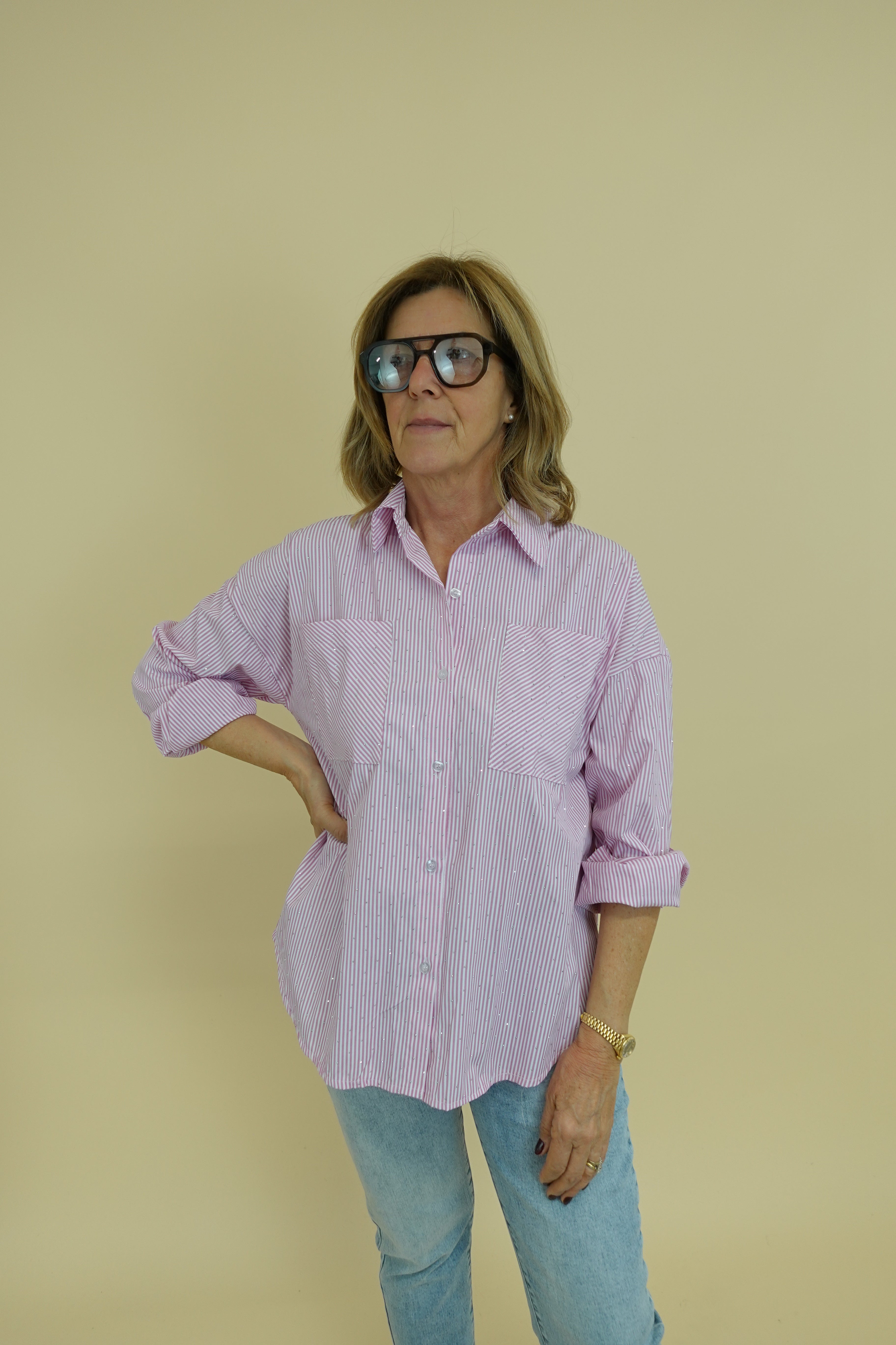 Camicia Spark Rosa