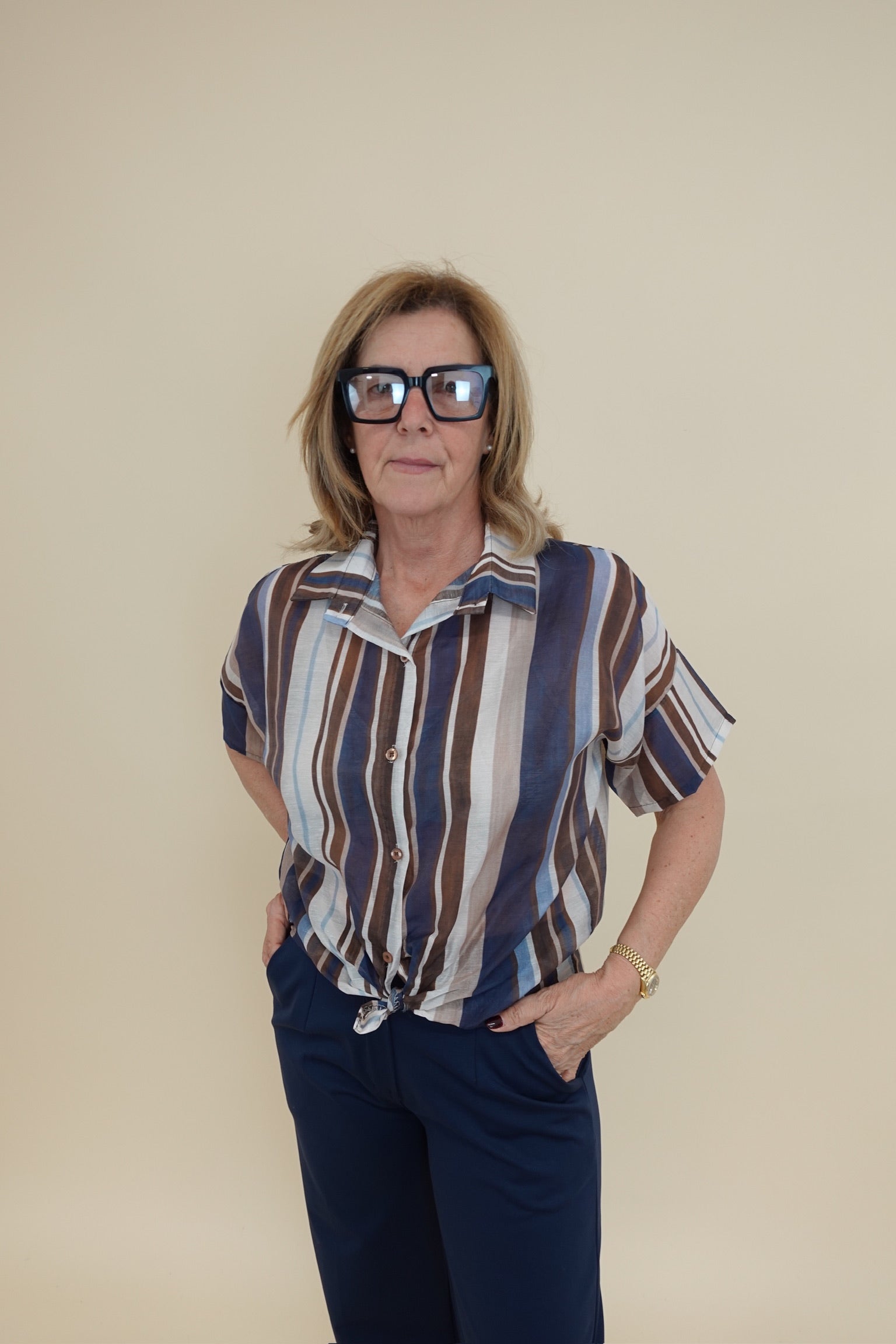 Camicia Vintage Blu