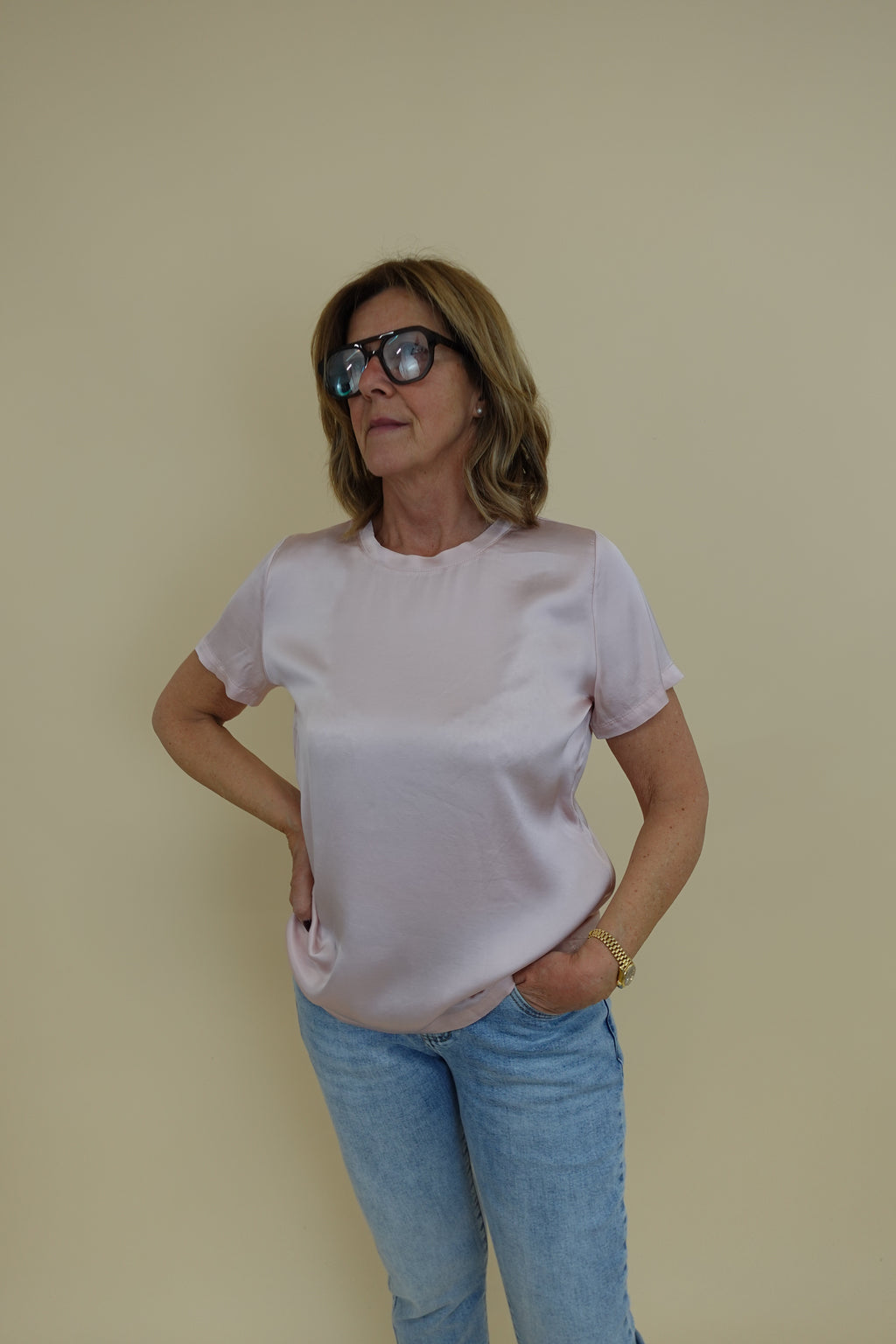 Maglia Satin Rosa