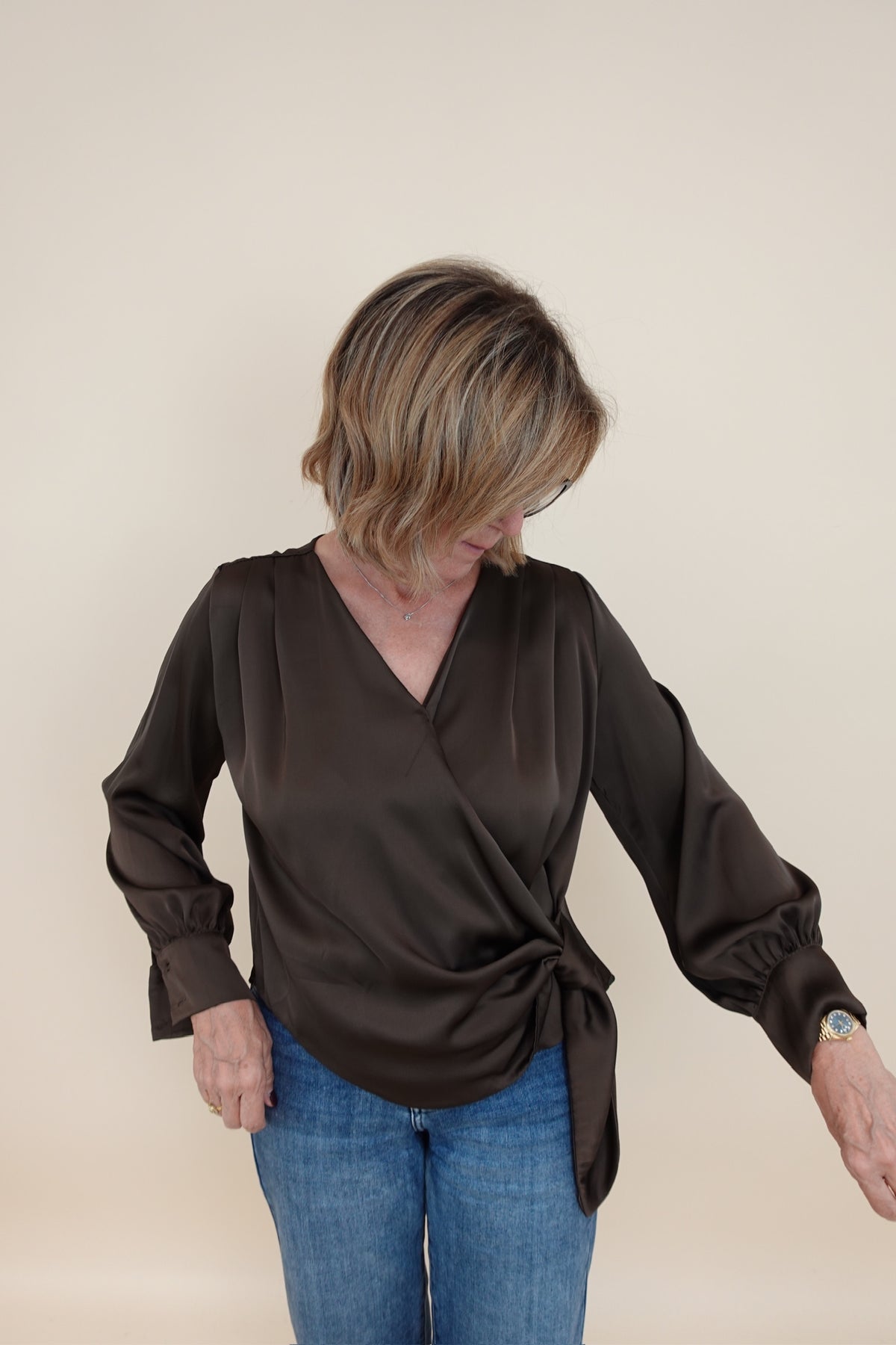 Camicia Anna Marrone