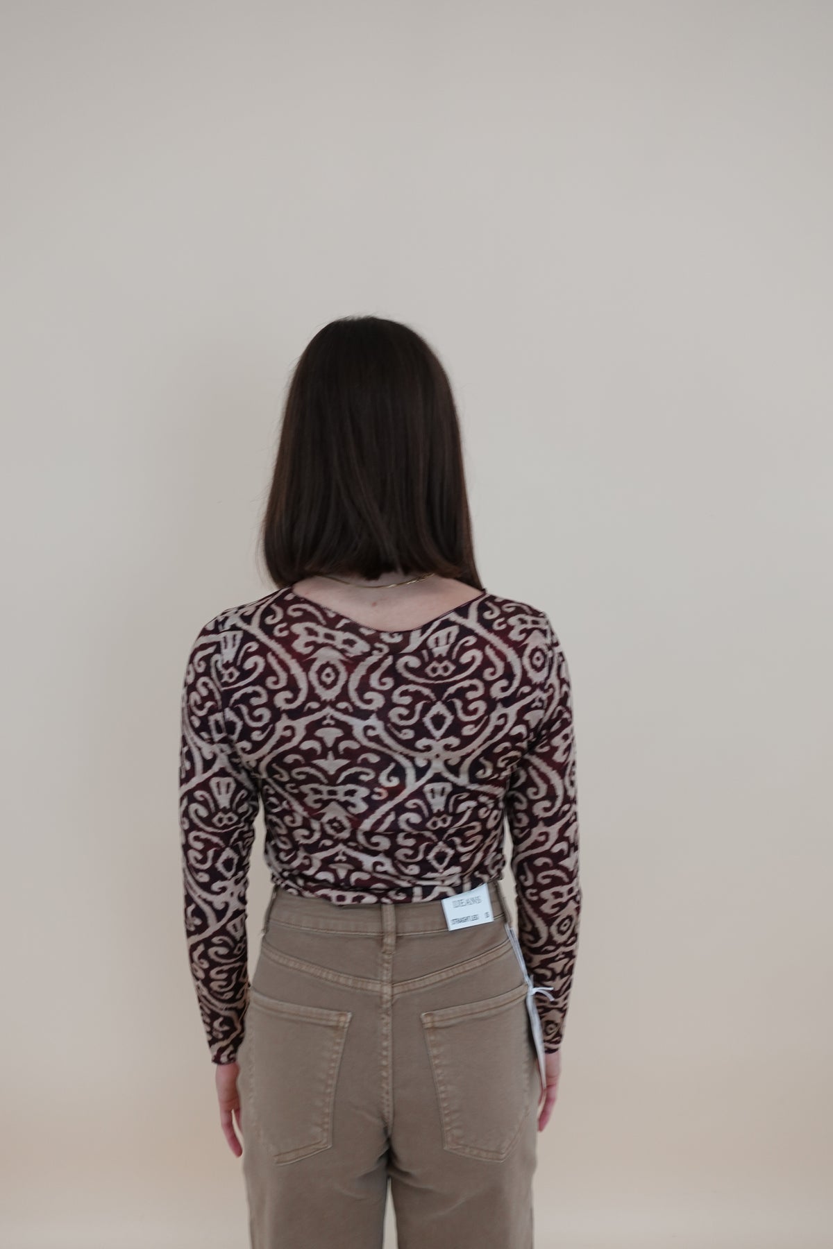 Maglia Cashmere Blend Bordeaux