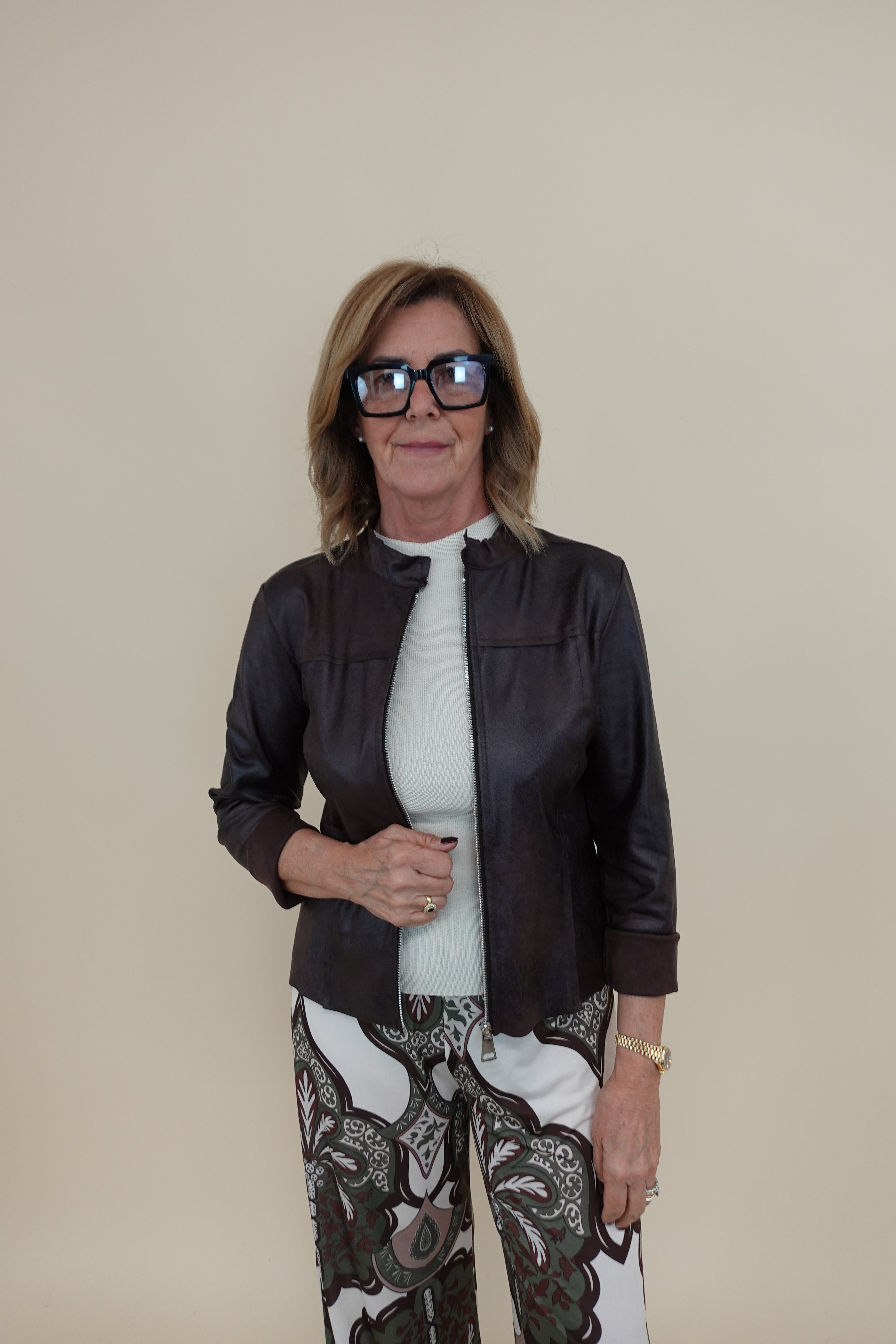 Giacca Elena Marrone