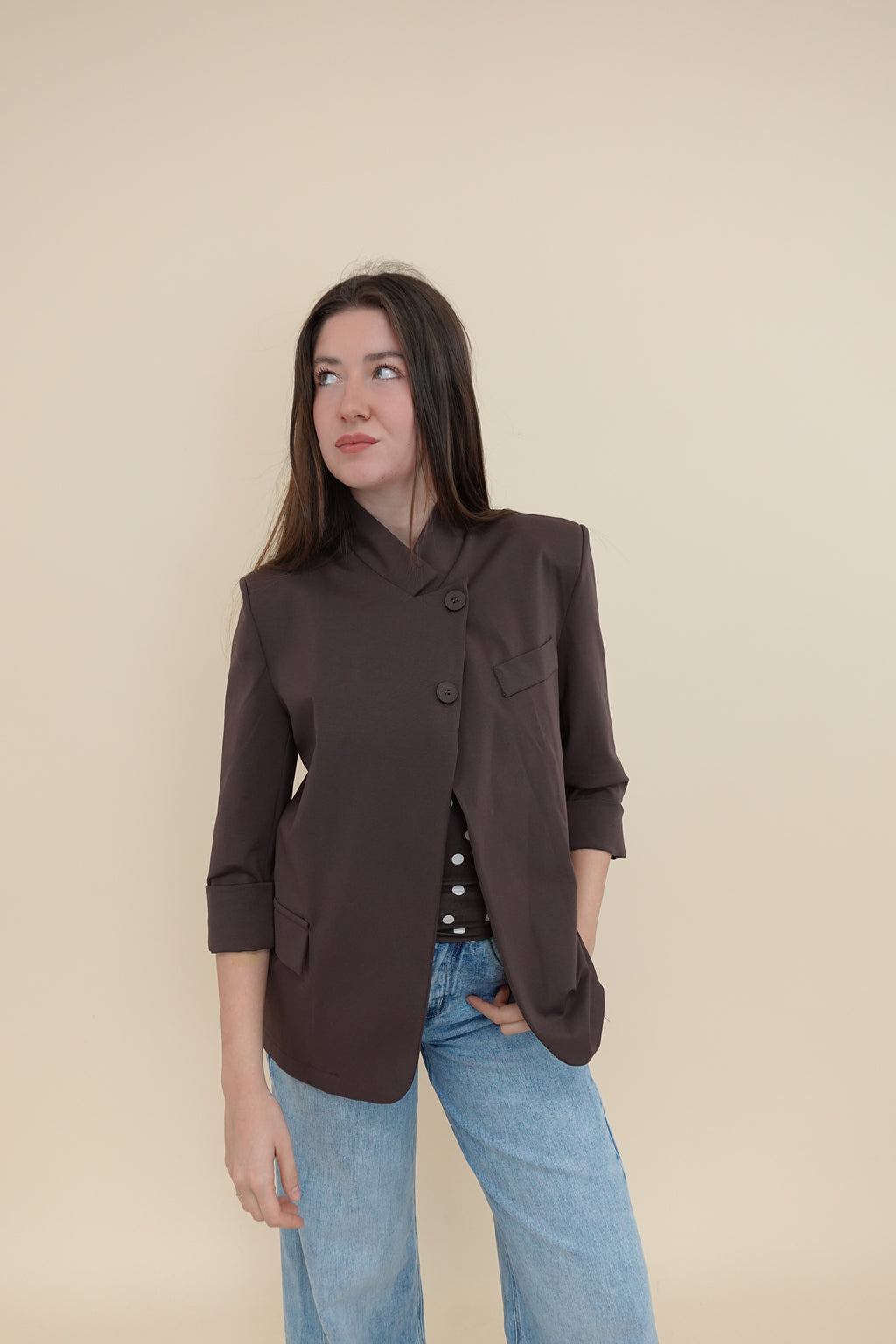 Giacca Shanghai Marrone