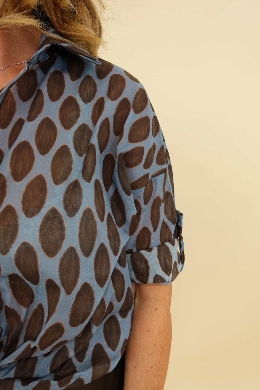Camicia Annalisa Azzurra